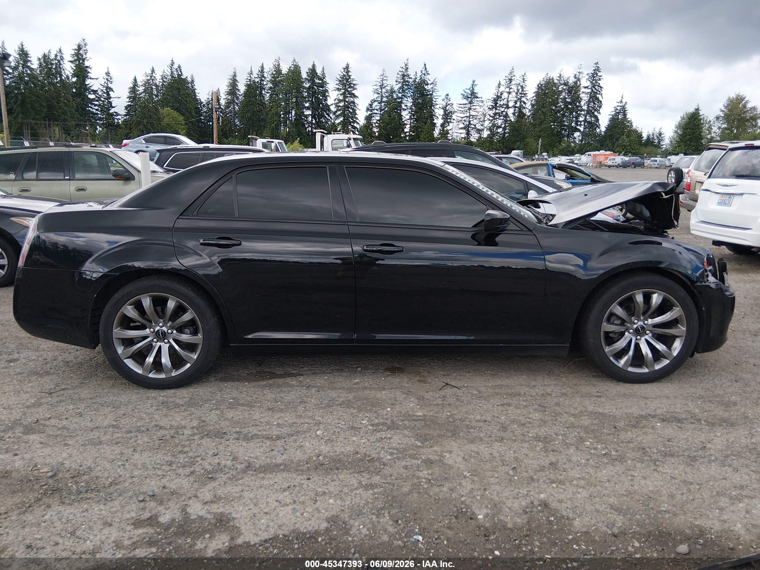 2014 Chrysler 300 S Black vin: 2C3CCABG4EH372663