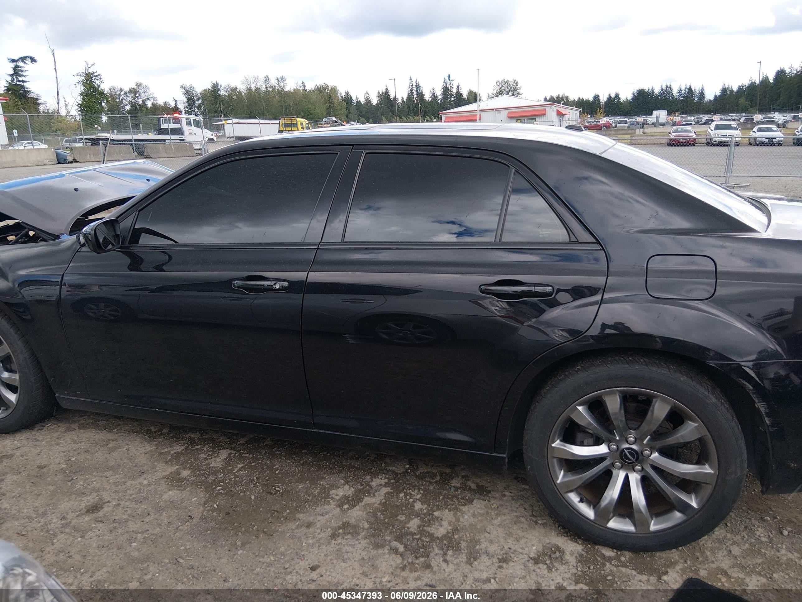 2014 Chrysler 300 S Black vin: 2C3CCABG4EH372663