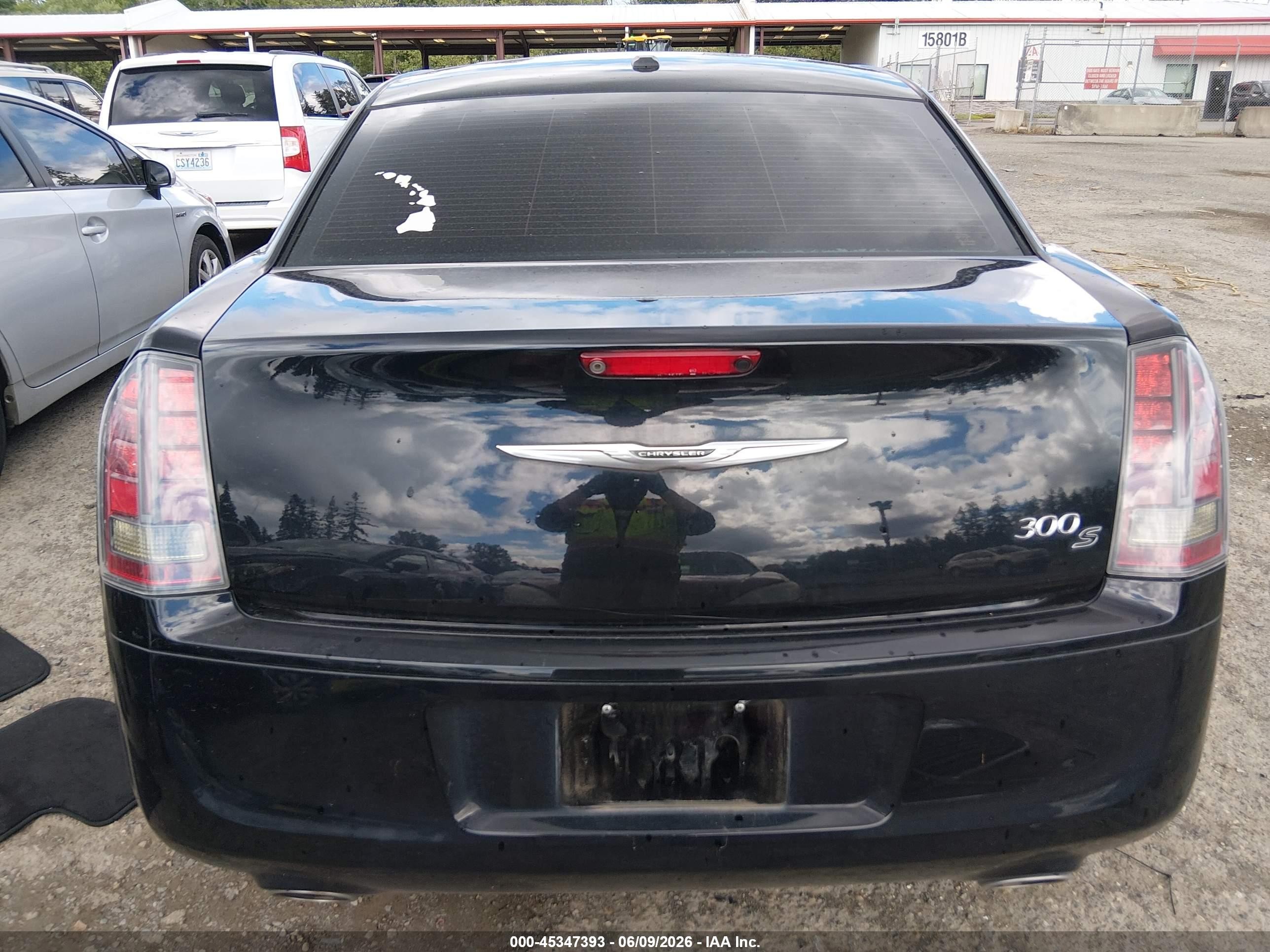 2014 Chrysler 300 S Black vin: 2C3CCABG4EH372663