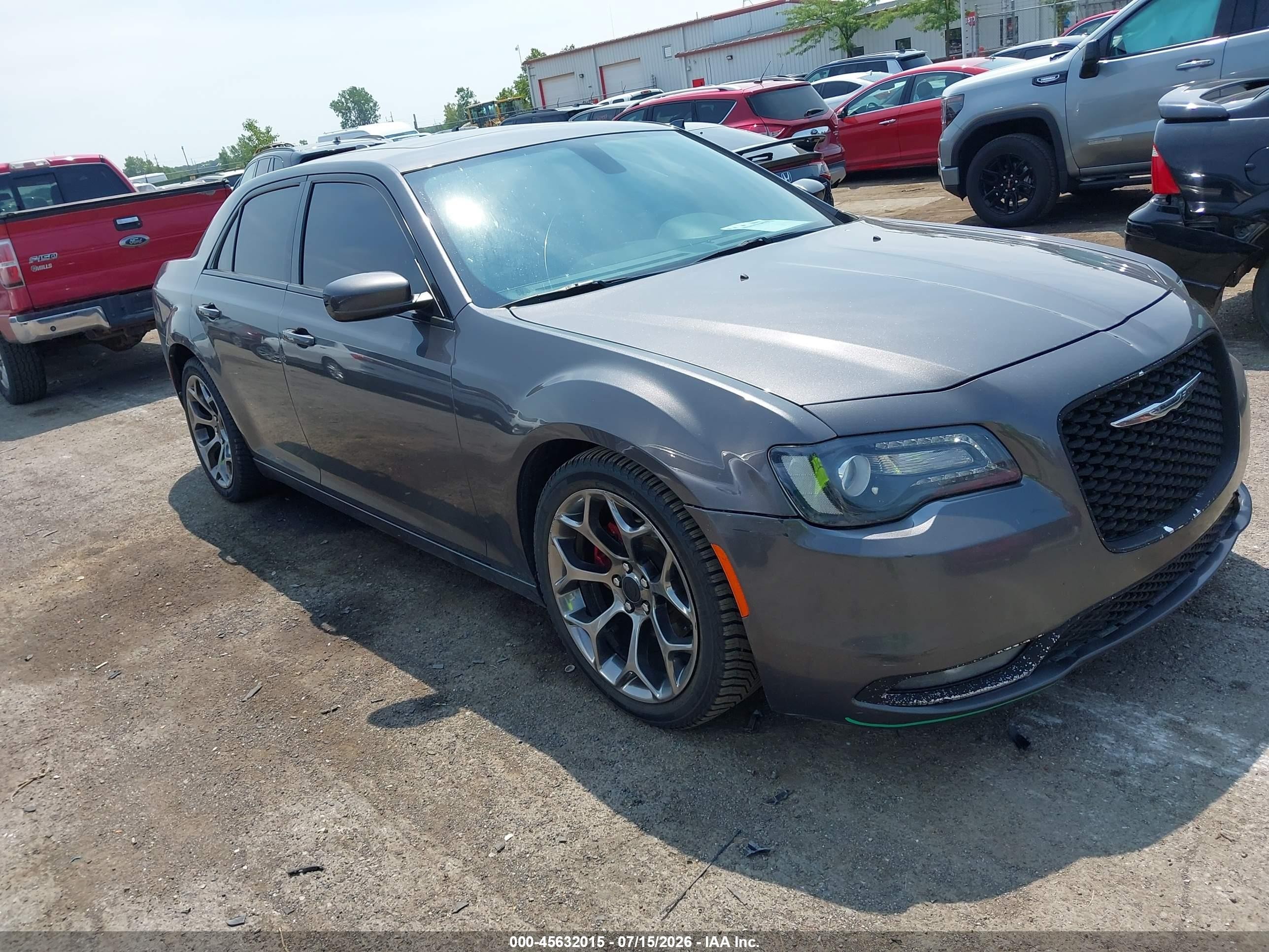 2015 Chrysler 300 300s Серый vin: 2C3CCABG4FH797317
