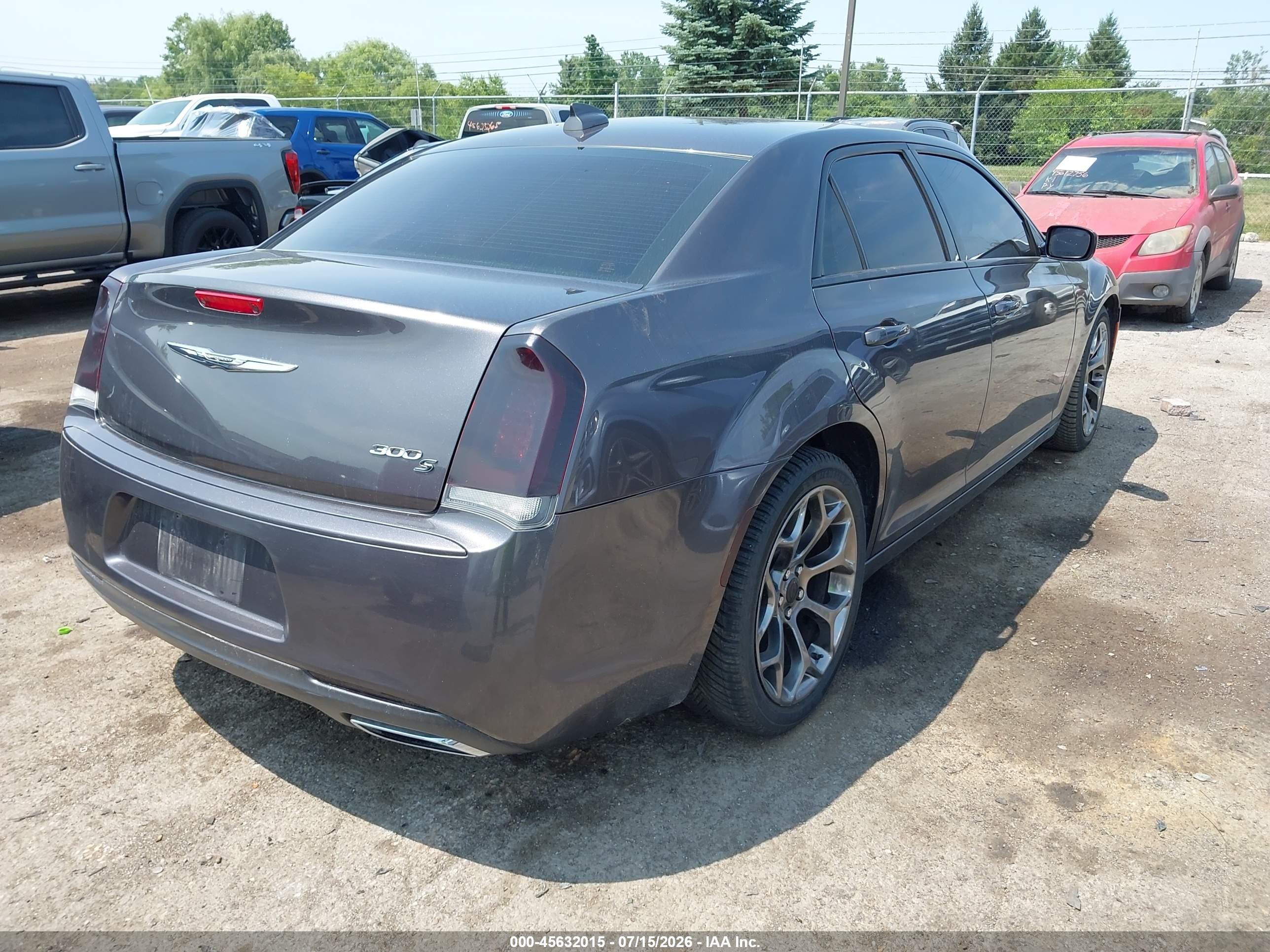 2015 Chrysler 300 300s Gray vin: 2C3CCABG4FH797317