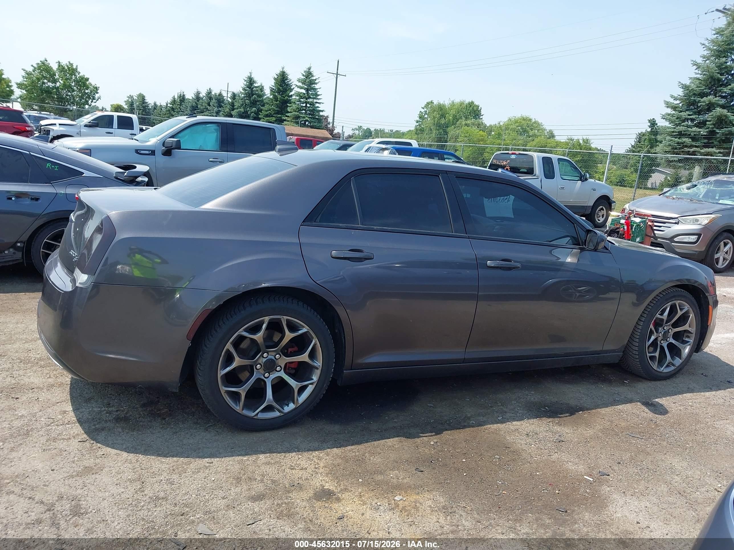 2015 Chrysler 300 300s Gray vin: 2C3CCABG4FH797317