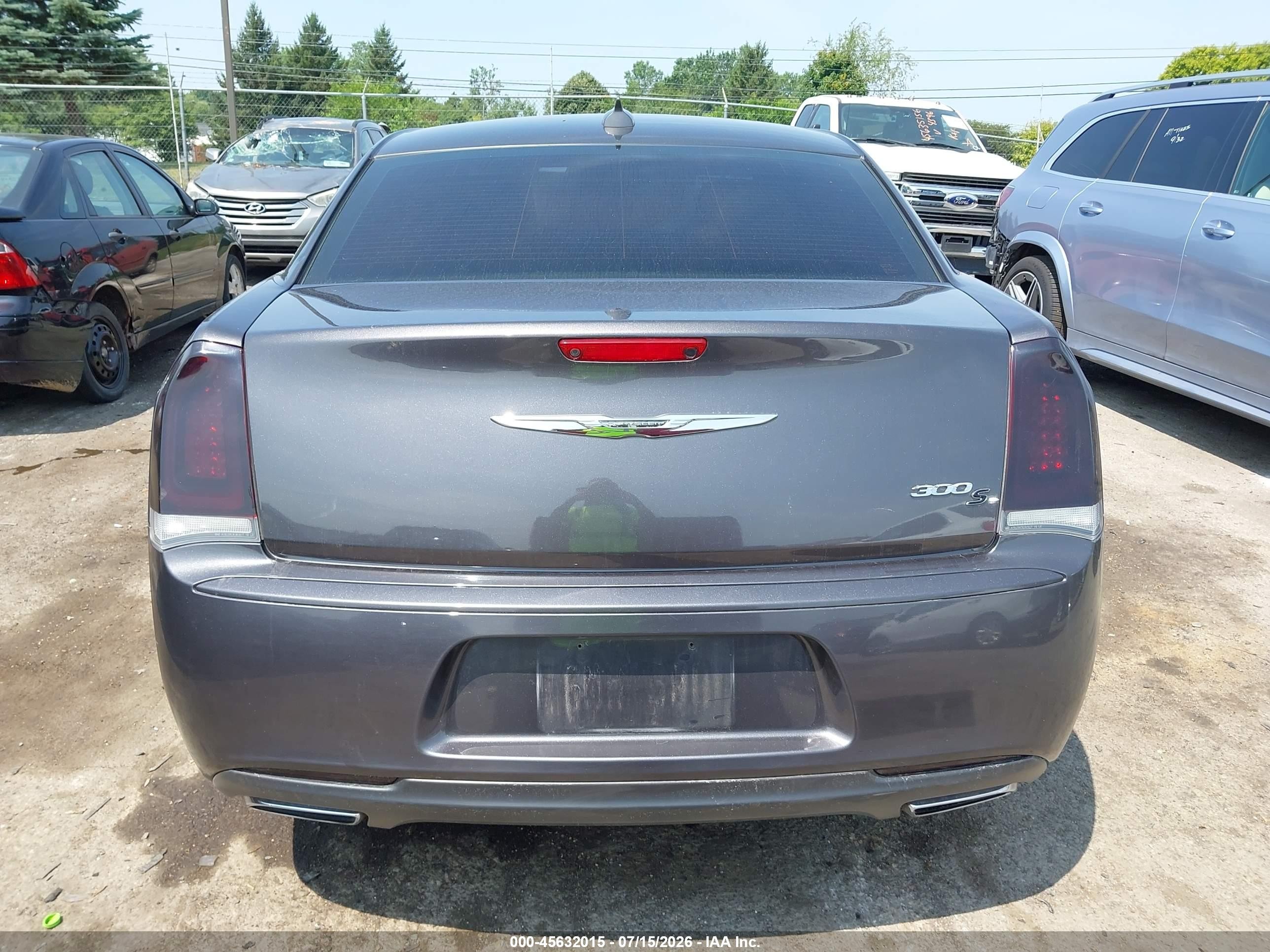 2015 Chrysler 300 300s Gray vin: 2C3CCABG4FH797317