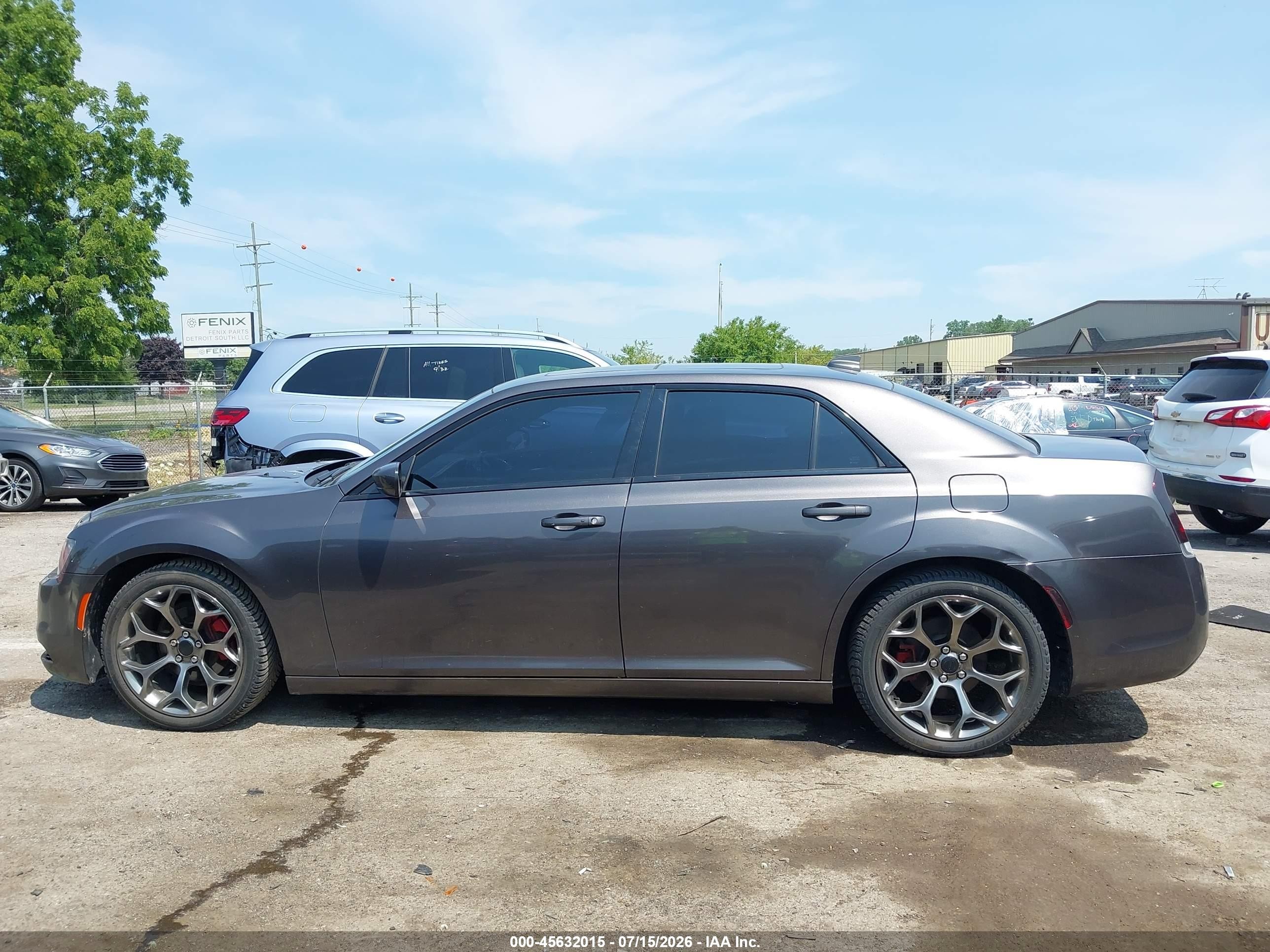2015 Chrysler 300 300s Gray vin: 2C3CCABG4FH797317