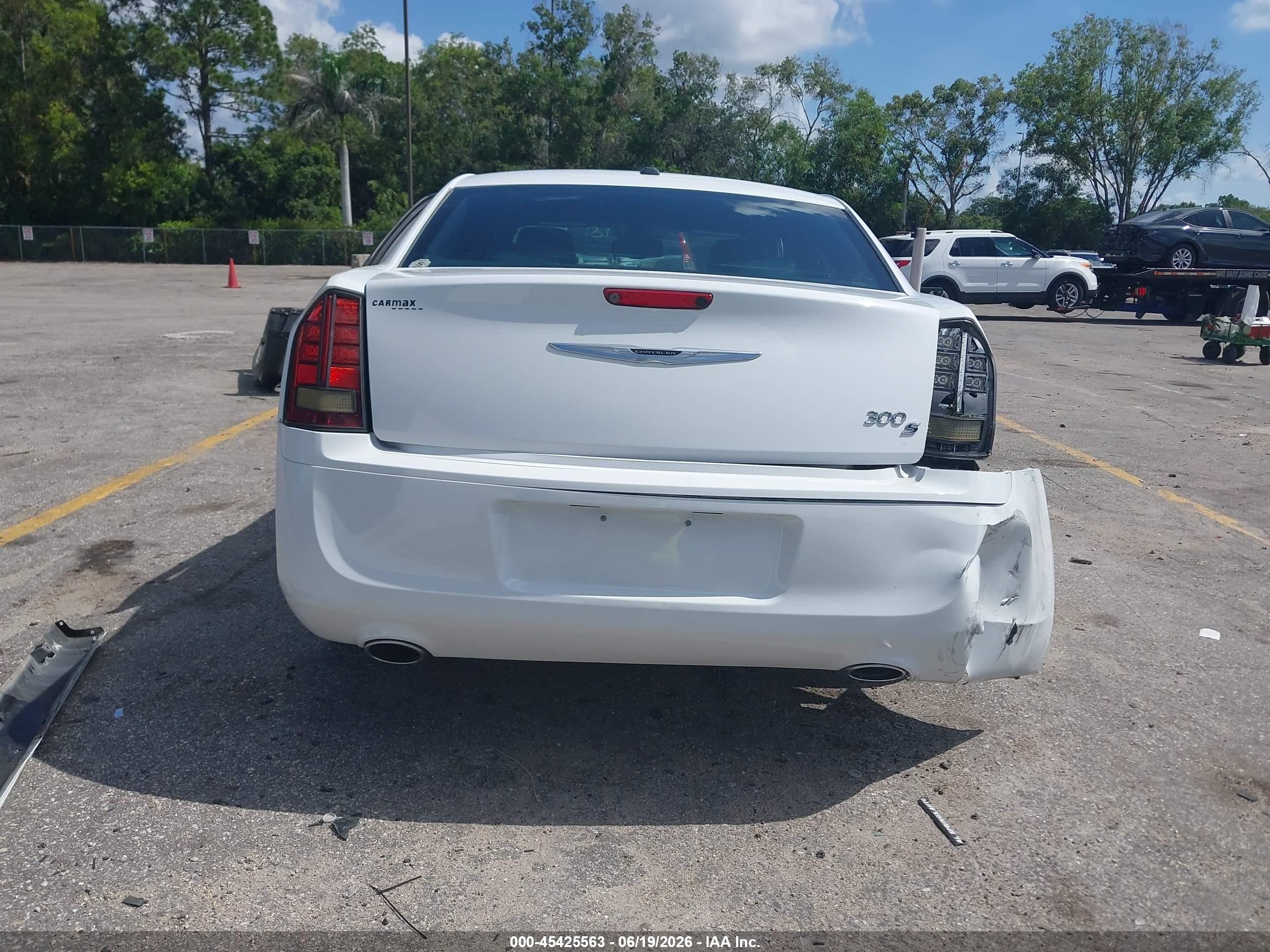 2014 Chrysler 300 300s White vin: 2C3CCABG5EH307109