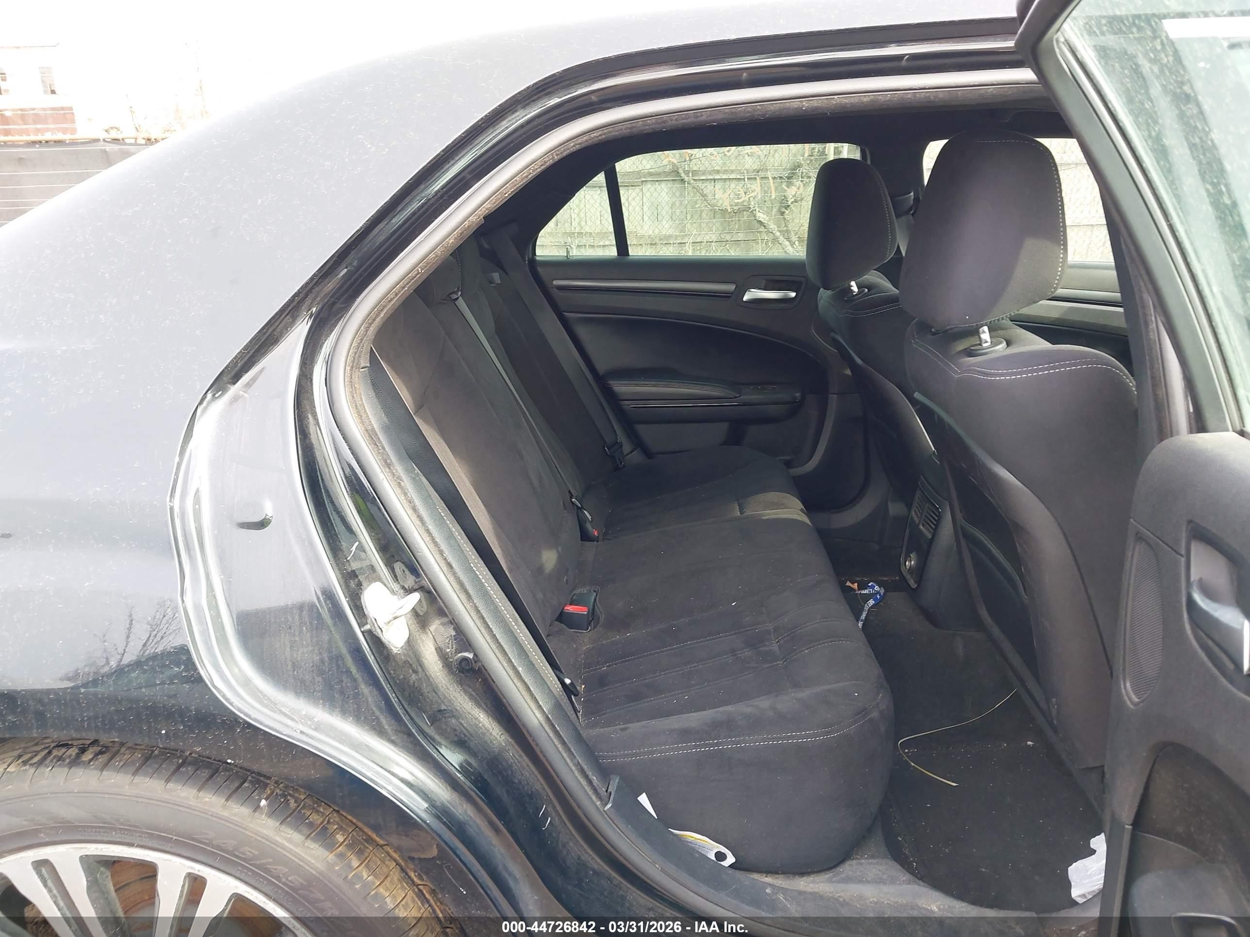 2012 Chrysler 300 S V6 Black vin: 2C3CCABG6CH143320