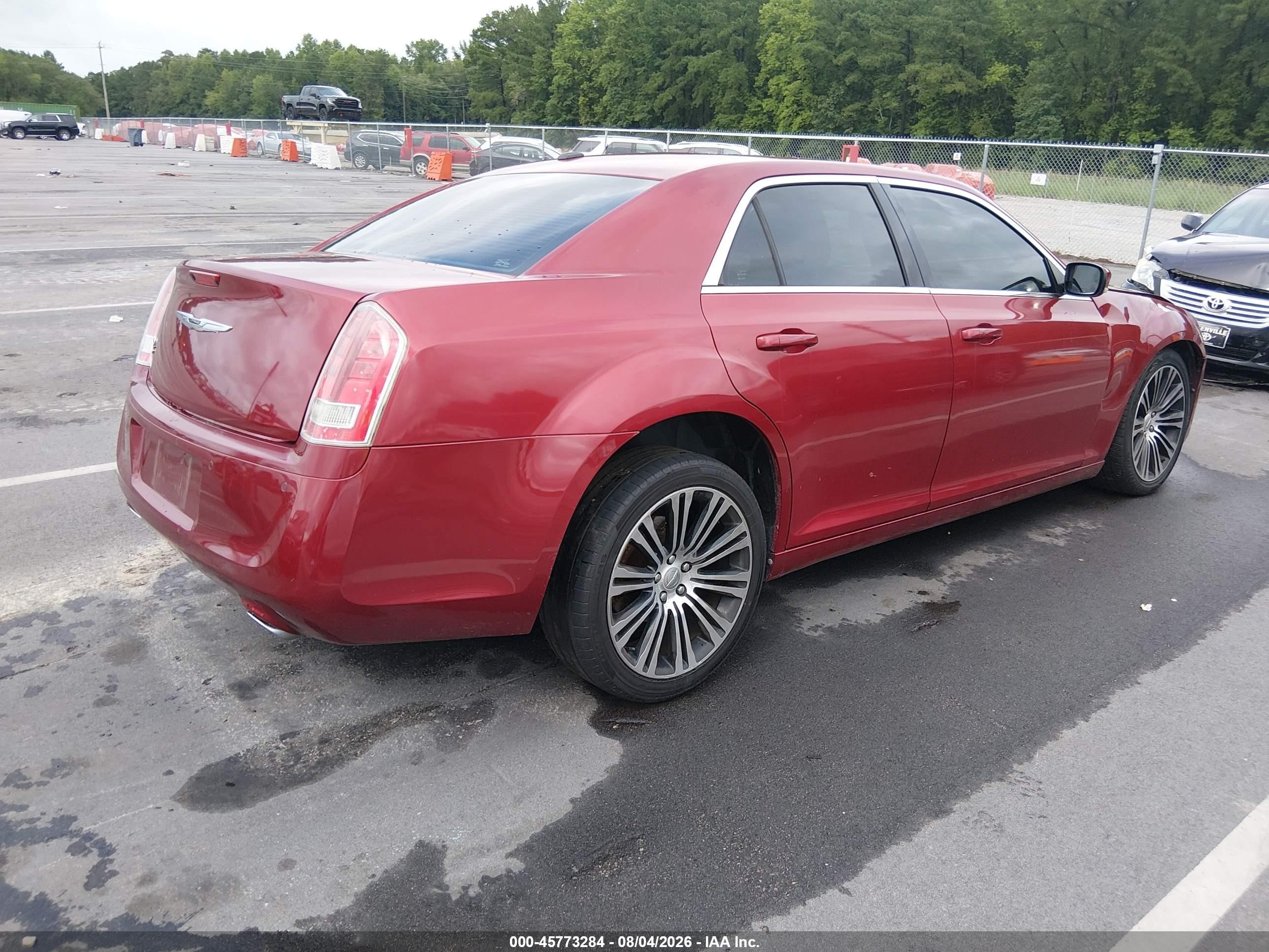 2012 Chrysler 300 S V6 Red vin: 2C3CCABG6CH213706