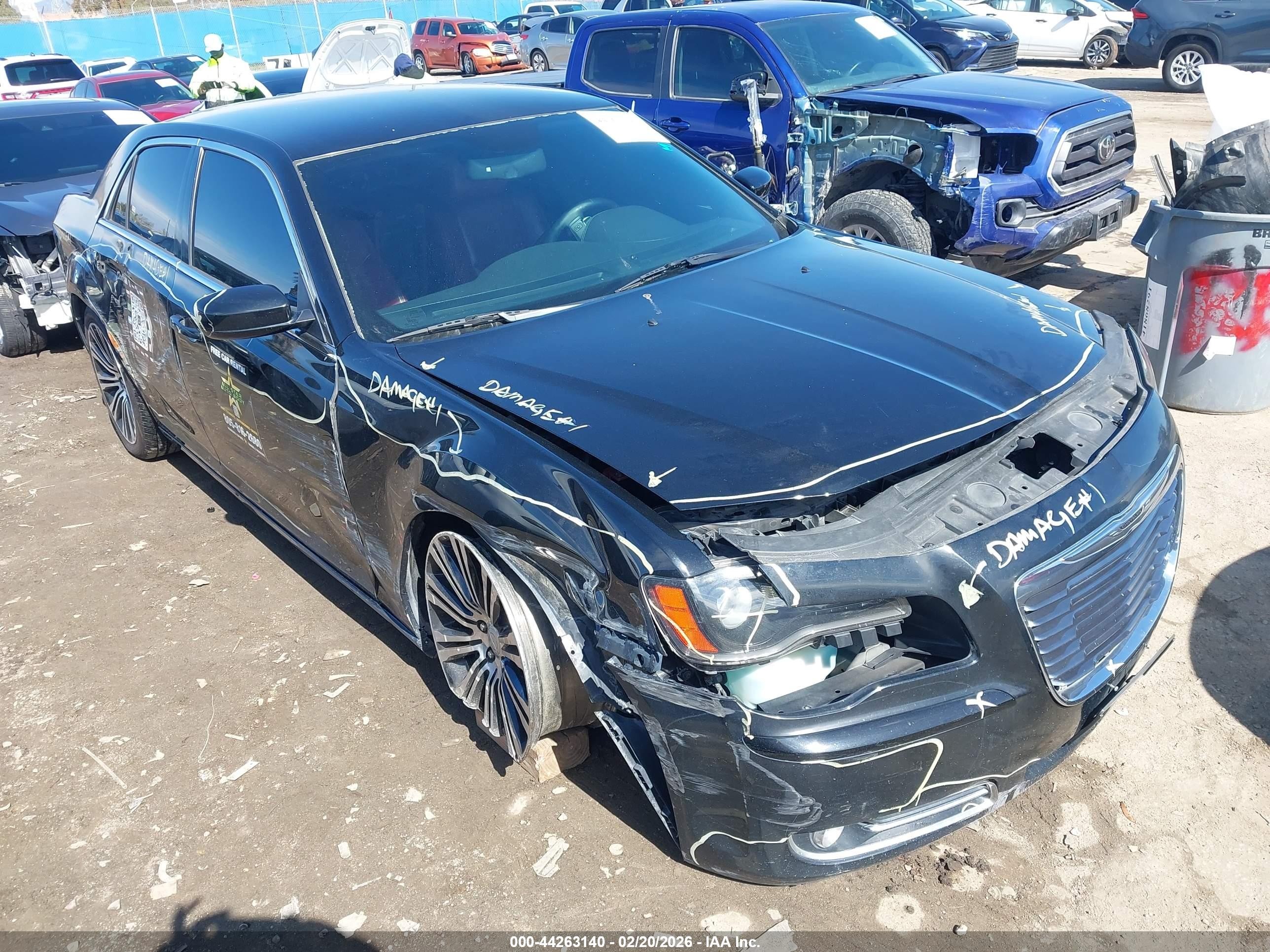 2013 Chrysler 300 300s Черный vin: 2C3CCABG6DH662059