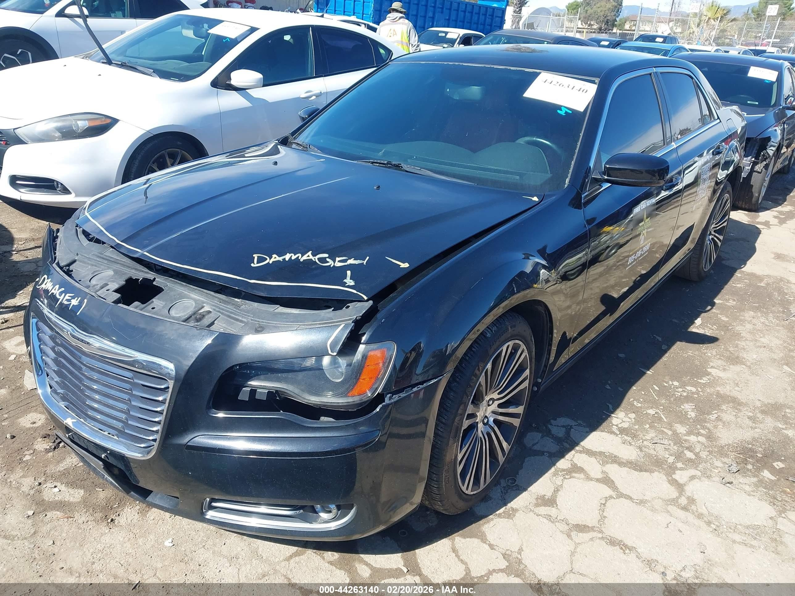 2013 Chrysler 300 300s Черный vin: 2C3CCABG6DH662059