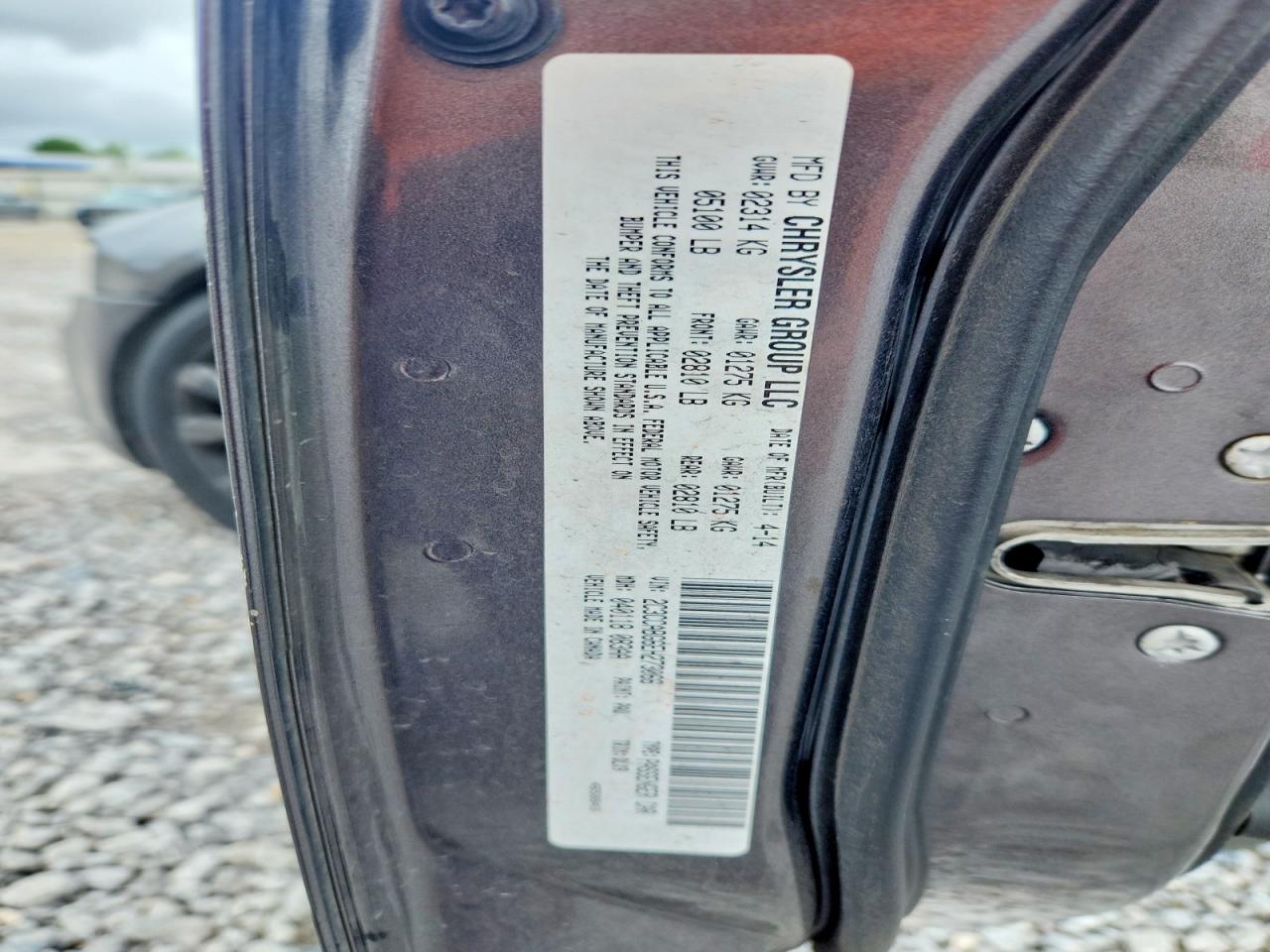 2014 Chrysler 300 S Серый vin: 2C3CCABG6EH273066
