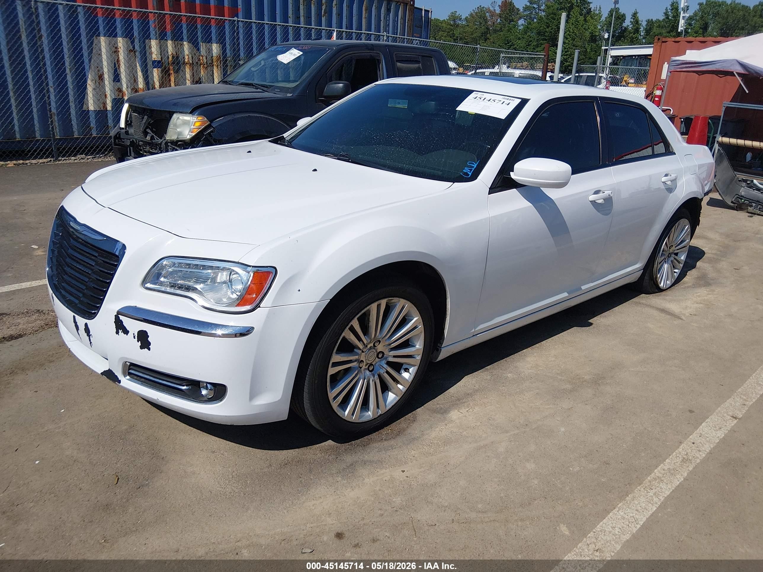 2014 Chrysler 300 300s White vin: 2C3CCABG6EH315901