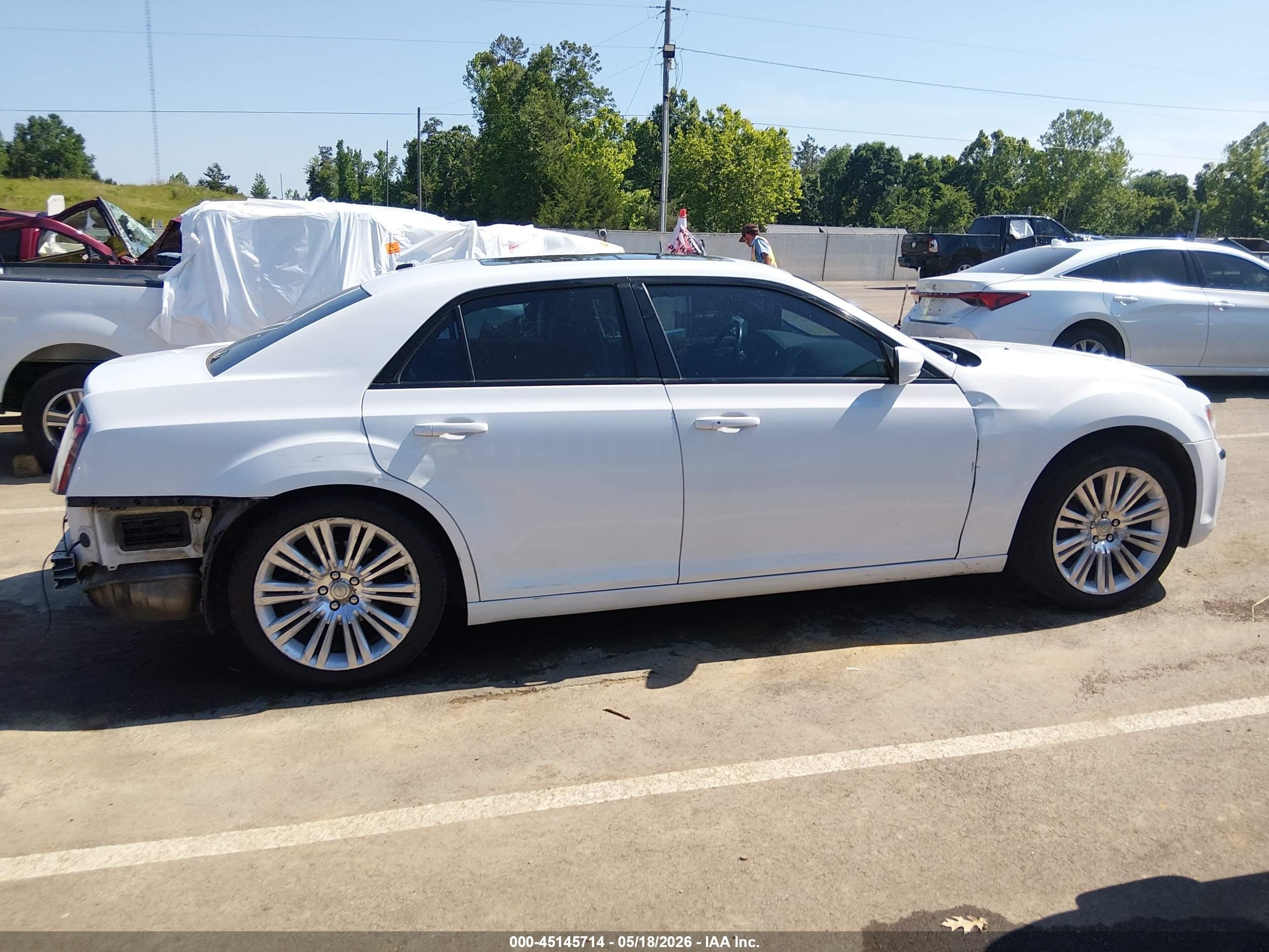 2014 Chrysler 300 300s White vin: 2C3CCABG6EH315901
