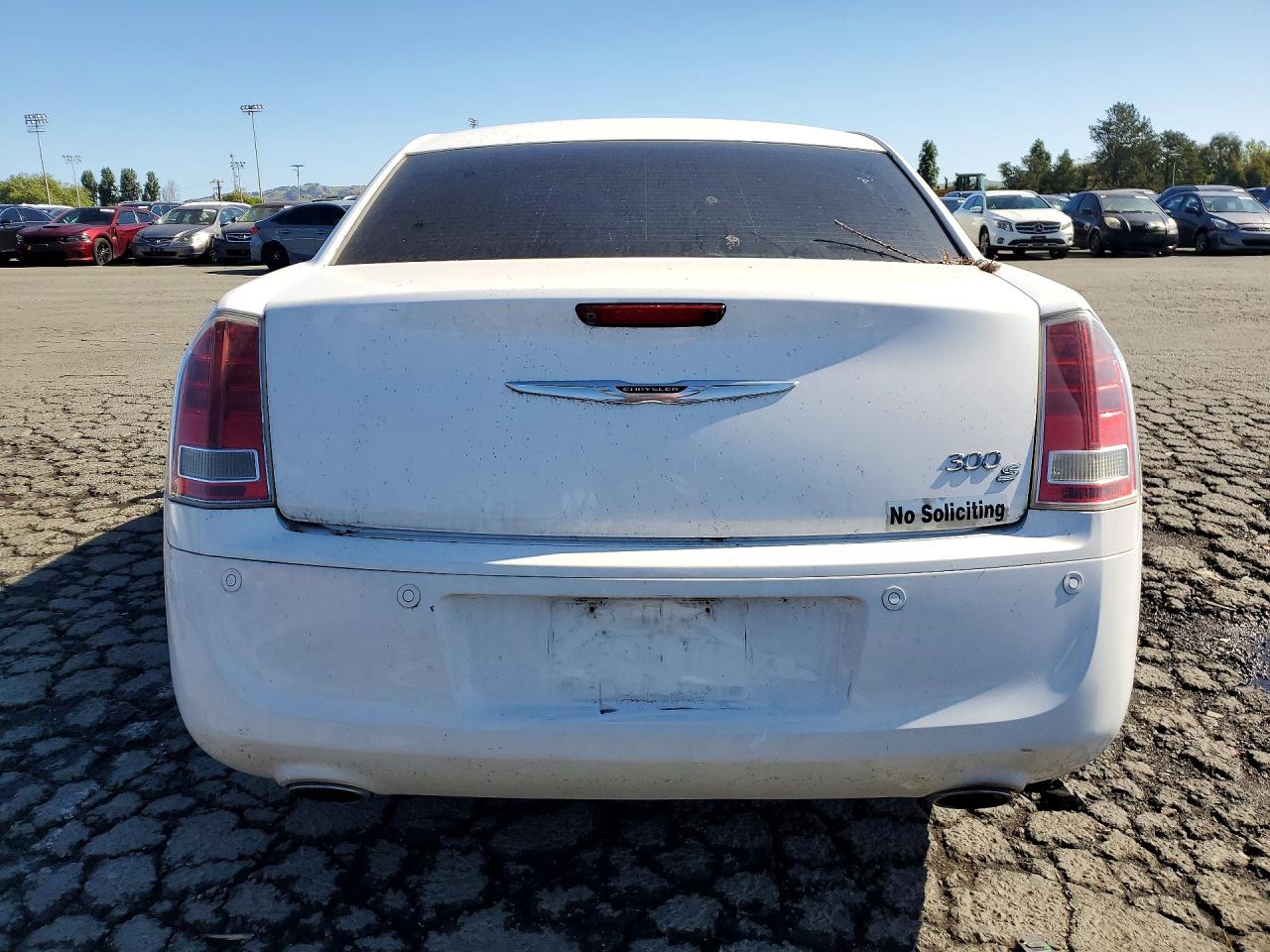 2012 Chrysler 300 S White vin: 2C3CCABG7CH186130