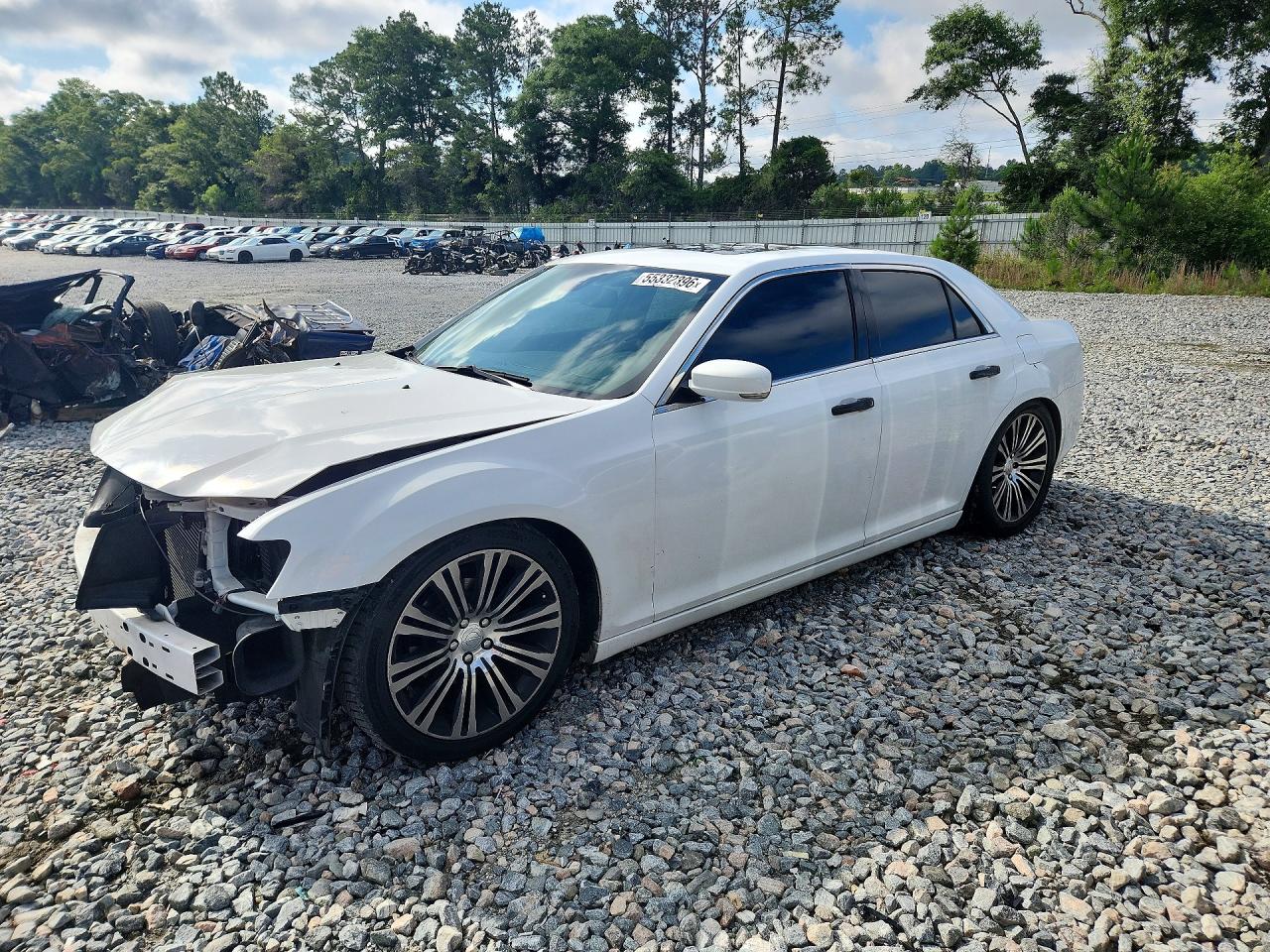 2013 Chrysler 300 S Белый vin: 2C3CCABG7DH528841