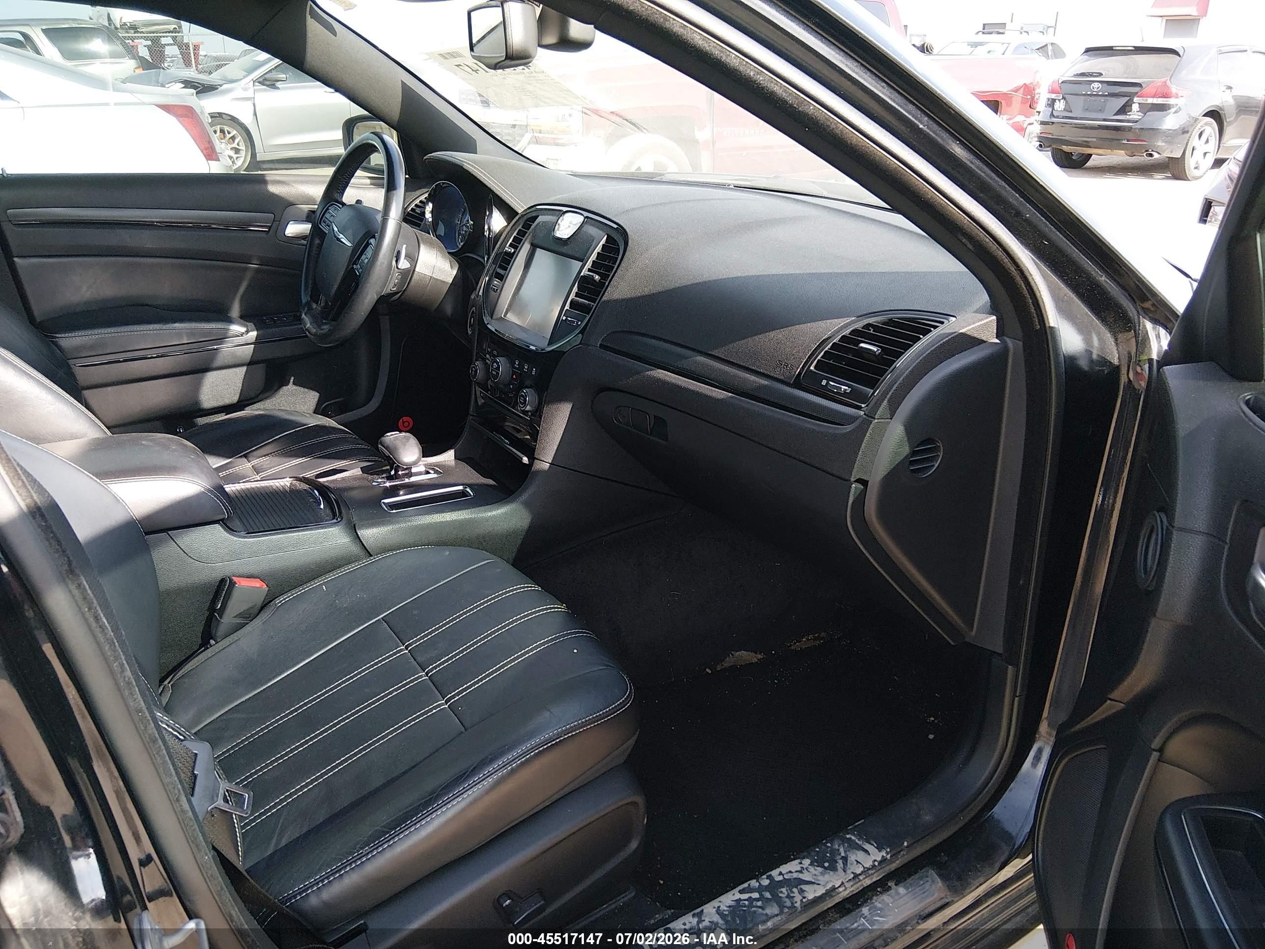 2014 Chrysler 300 300s Black vin: 2C3CCABG7EH273142