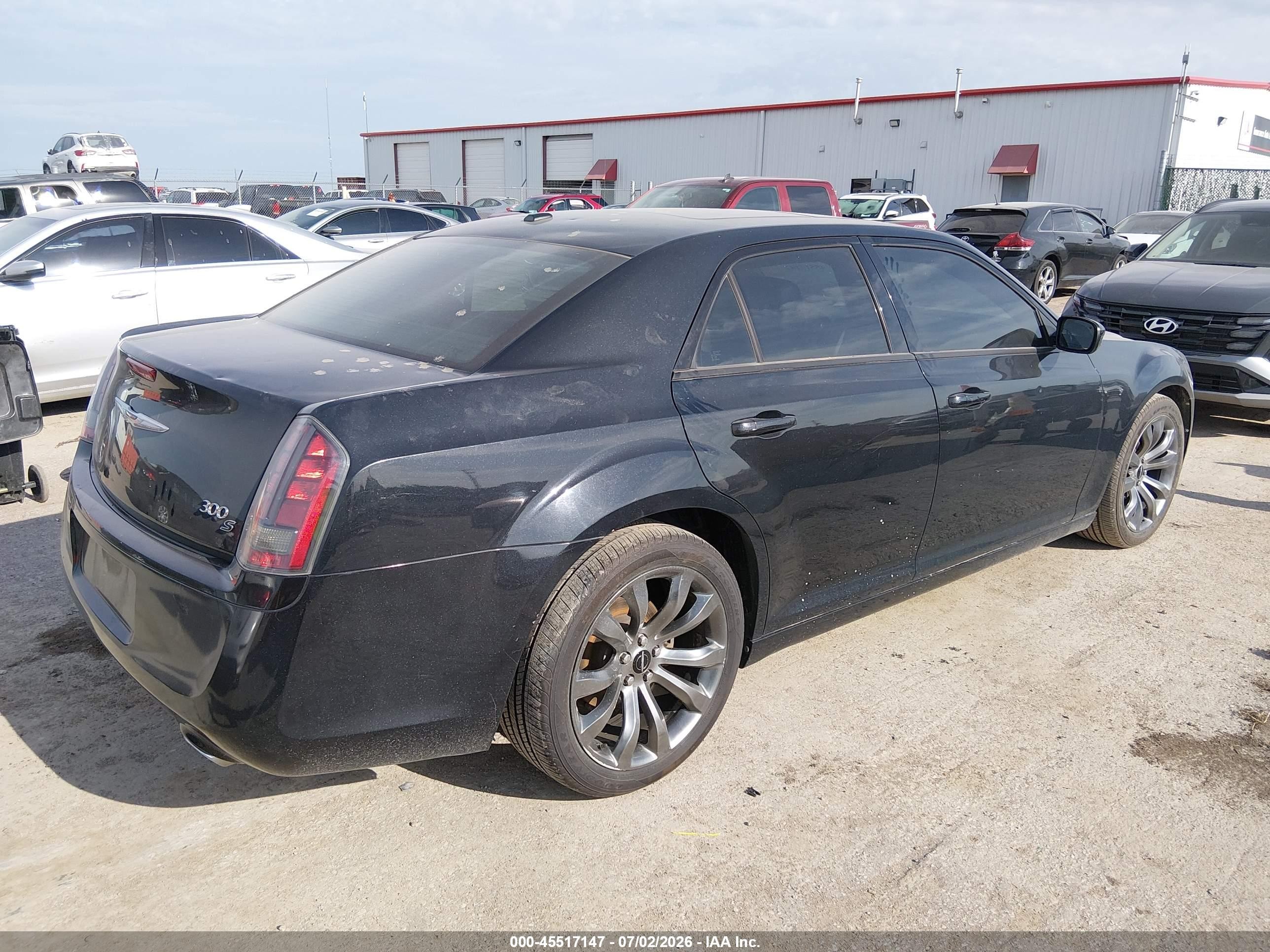 2014 Chrysler 300 300s Black vin: 2C3CCABG7EH273142