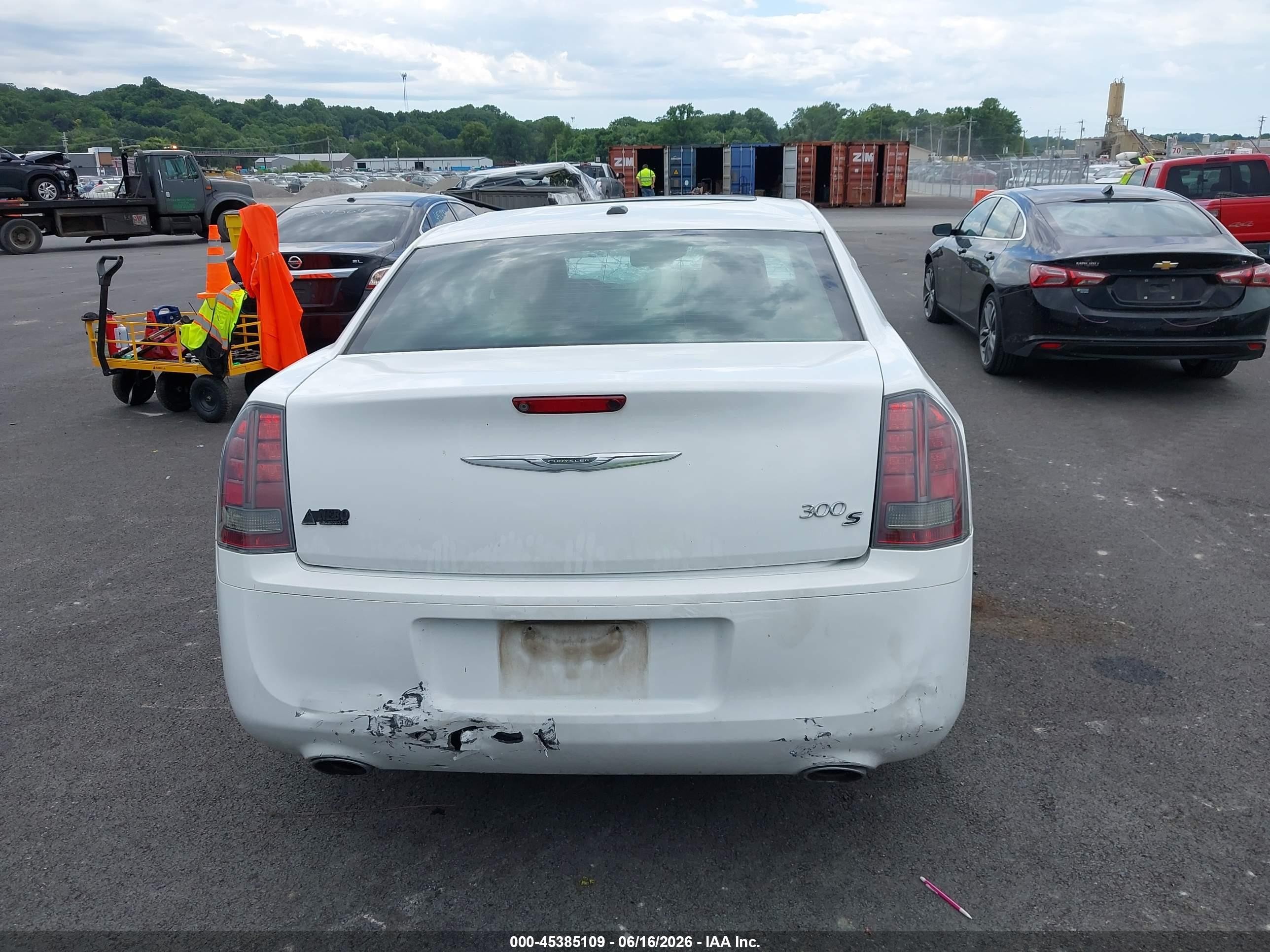 2014 Chrysler 300 300s White vin: 2C3CCABG7EH380207