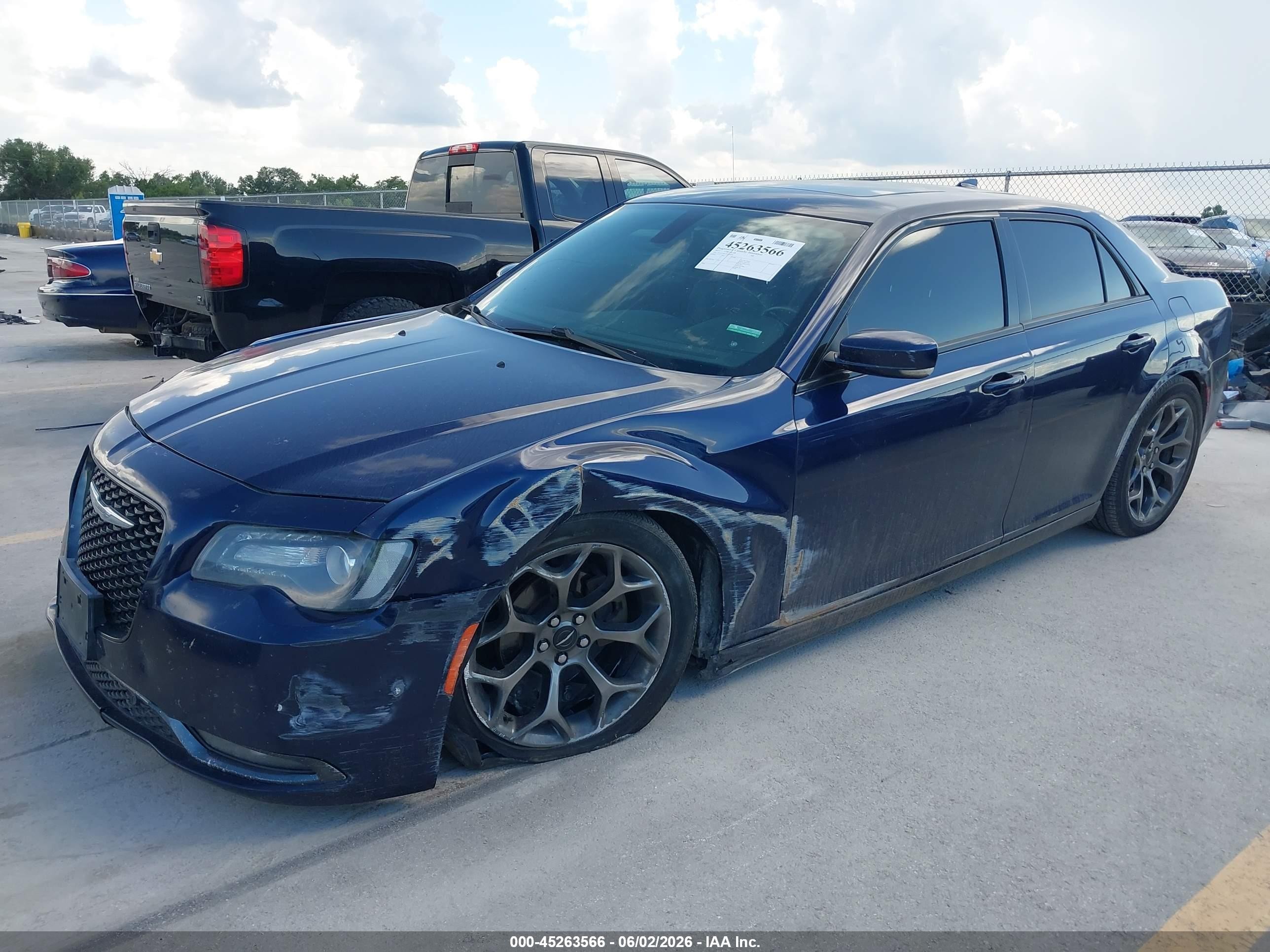 2015 Chrysler 300 300s Dark Blue vin: 2C3CCABG7FH746765