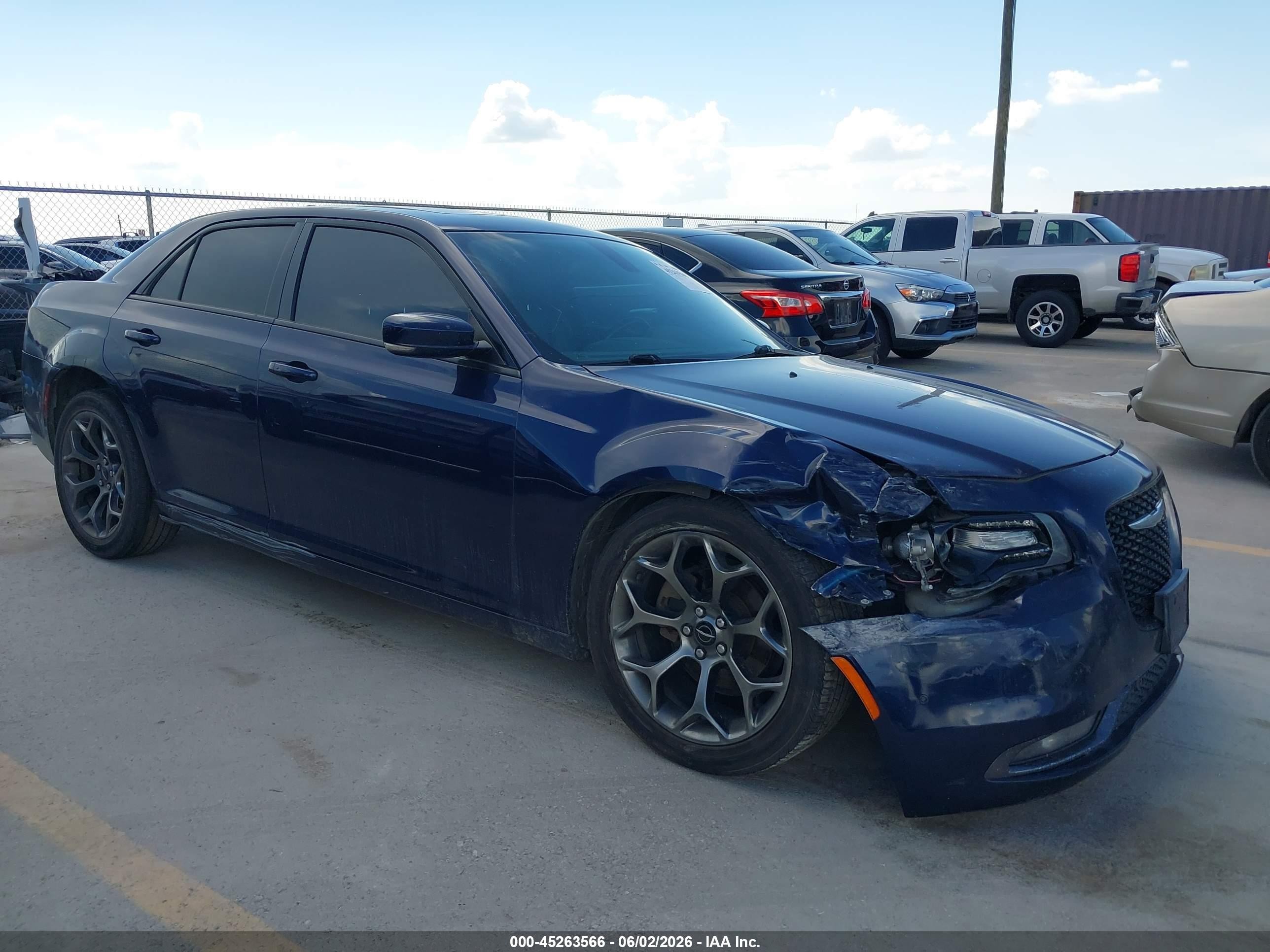 2015 Chrysler 300 300s Dark Blue vin: 2C3CCABG7FH746765