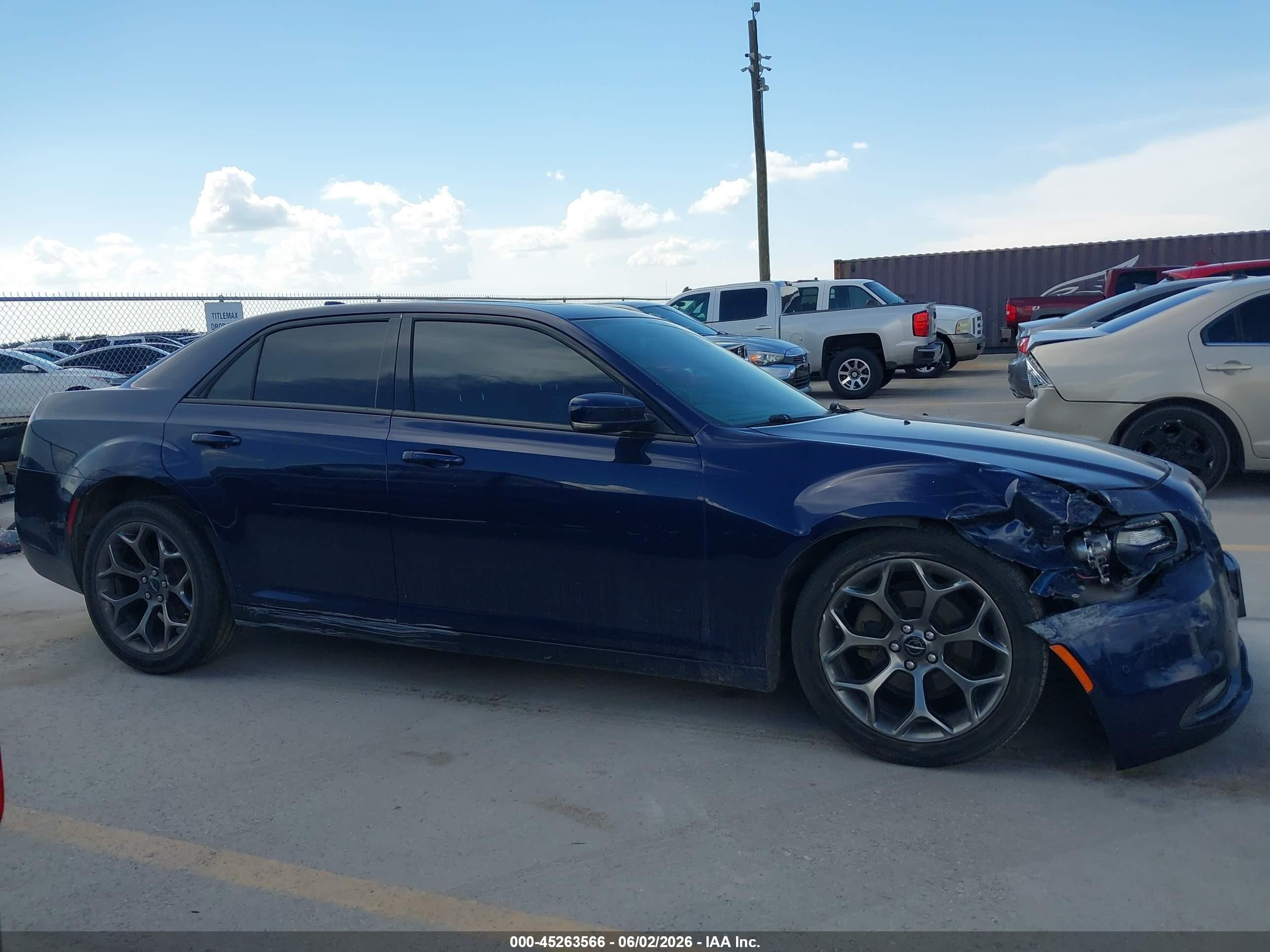 2015 Chrysler 300 300s Dark Blue vin: 2C3CCABG7FH746765