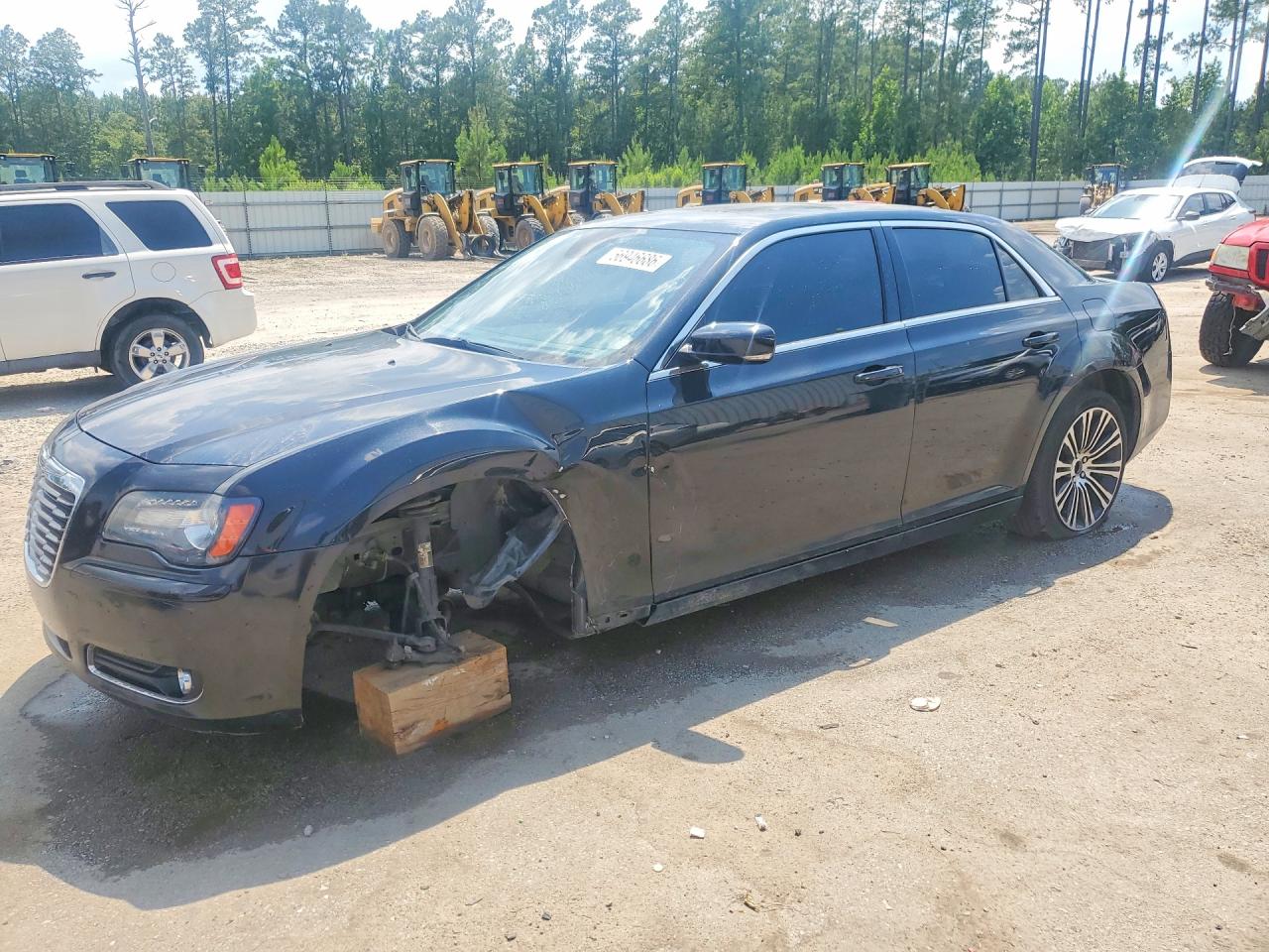 2014 Chrysler 300 S Черный vin: 2C3CCABG8EH179190