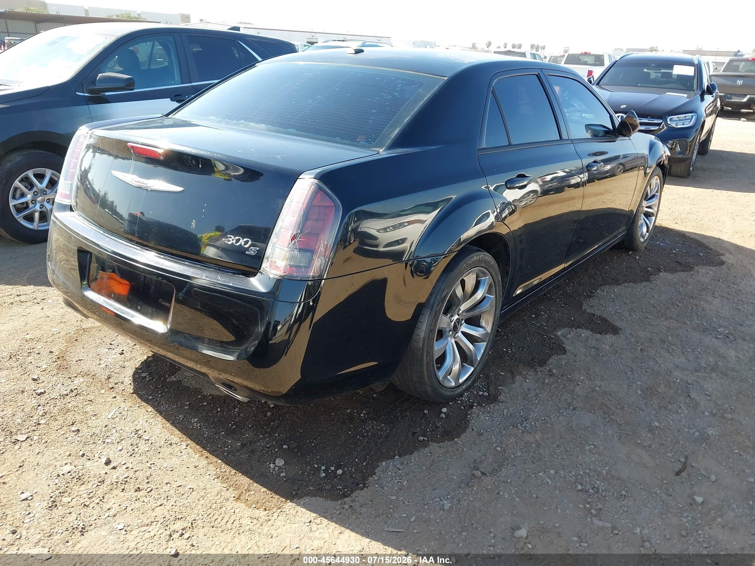 2014 Chrysler 300 300s Черный vin: 2C3CCABG8EH257256