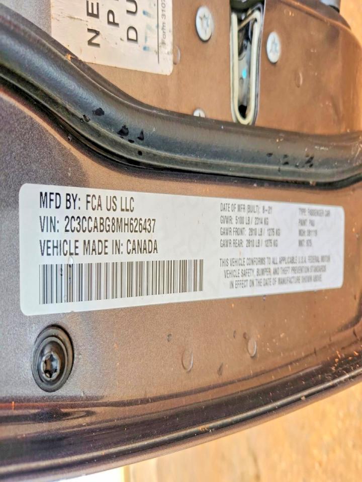 2021 Chrysler 300 S Gray vin: 2C3CCABG8MH626437