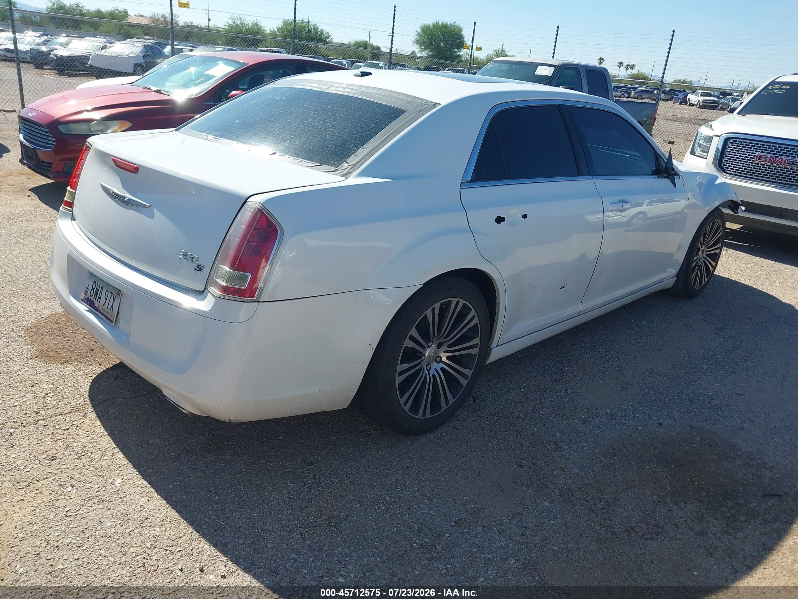 2013 Chrysler 300 300s White vin: 2C3CCABG9DH551487