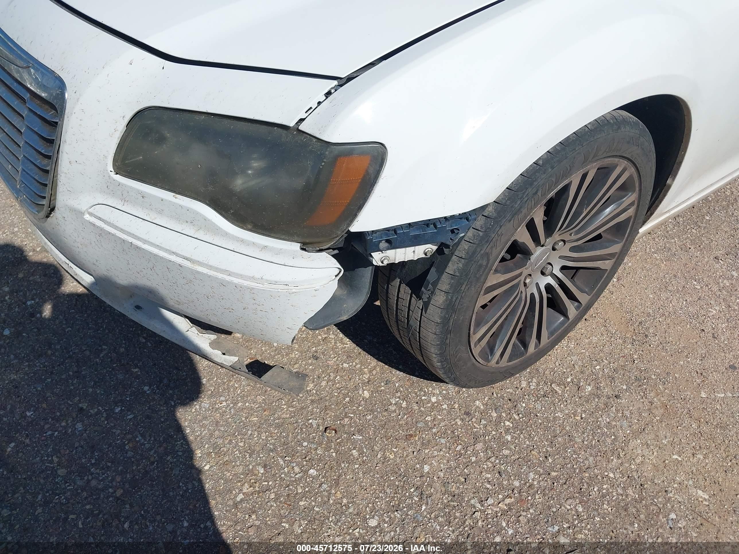 2013 Chrysler 300 300s White vin: 2C3CCABG9DH551487