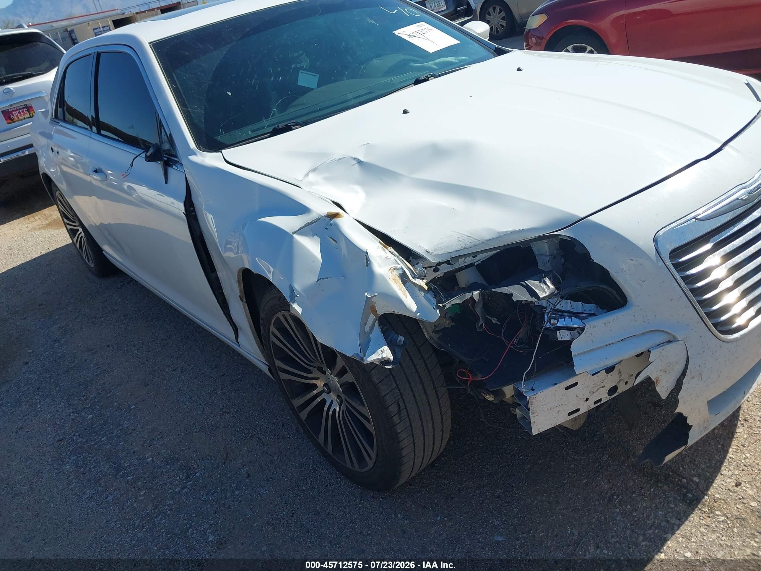 2013 Chrysler 300 300s White vin: 2C3CCABG9DH551487