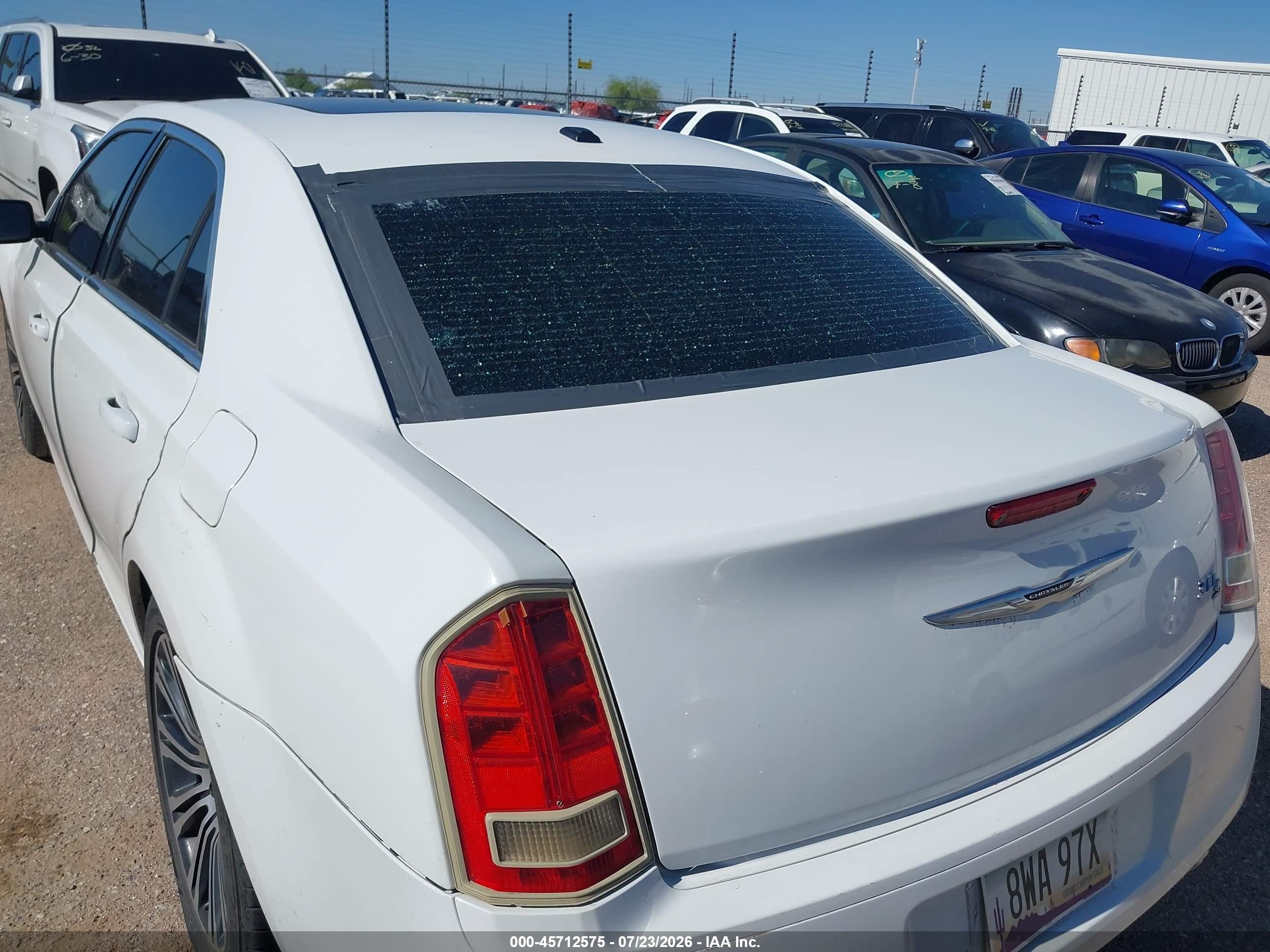 2013 Chrysler 300 300s White vin: 2C3CCABG9DH551487
