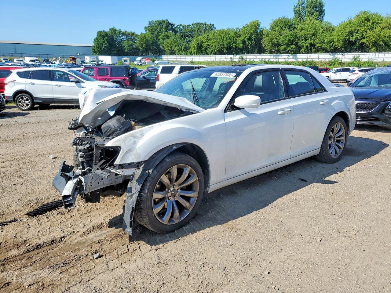 2014 Chrysler 300 S White vin: 2C3CCABG9EH303807