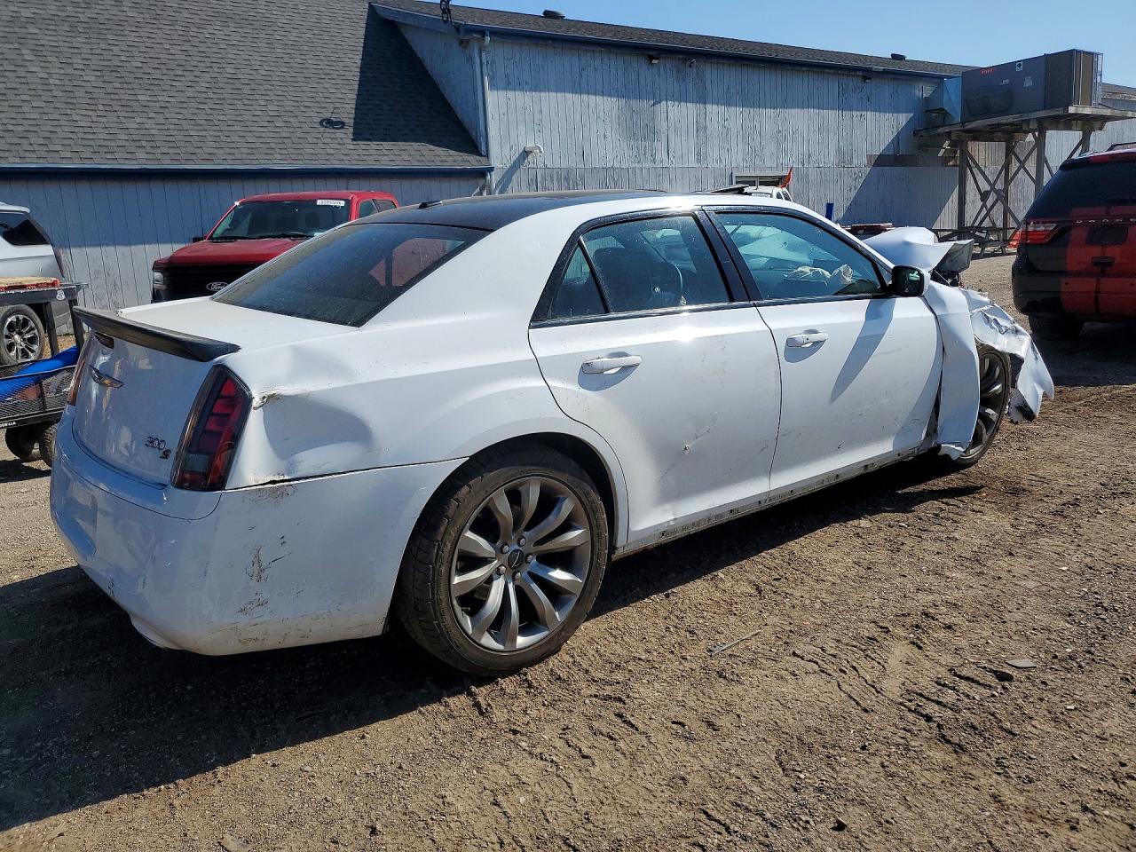 2014 Chrysler 300 S White vin: 2C3CCABG9EH303807