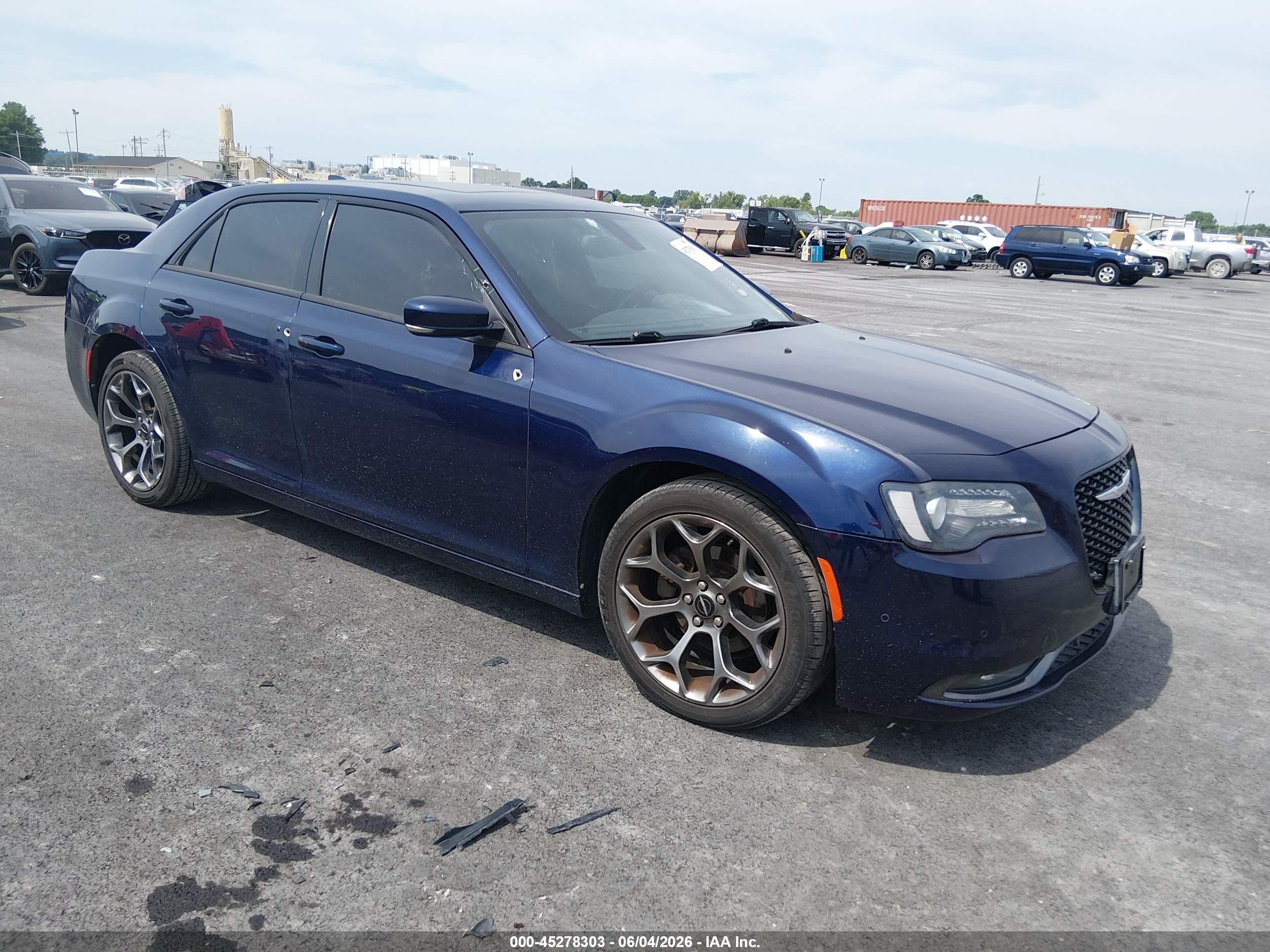 2015 Chrysler 300 300s Blue vin: 2C3CCABG9FH763664