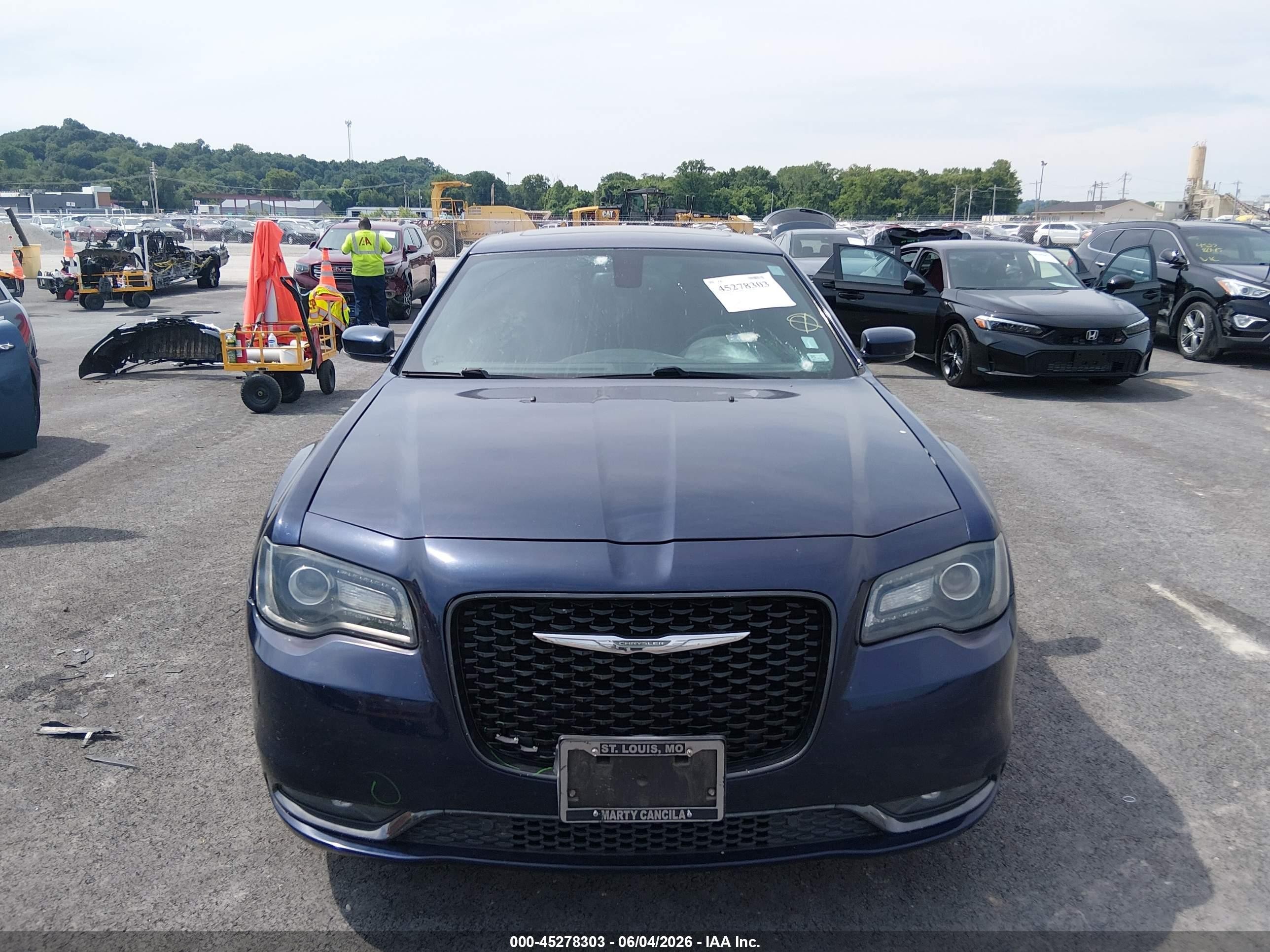 2015 Chrysler 300 300s Blue vin: 2C3CCABG9FH763664