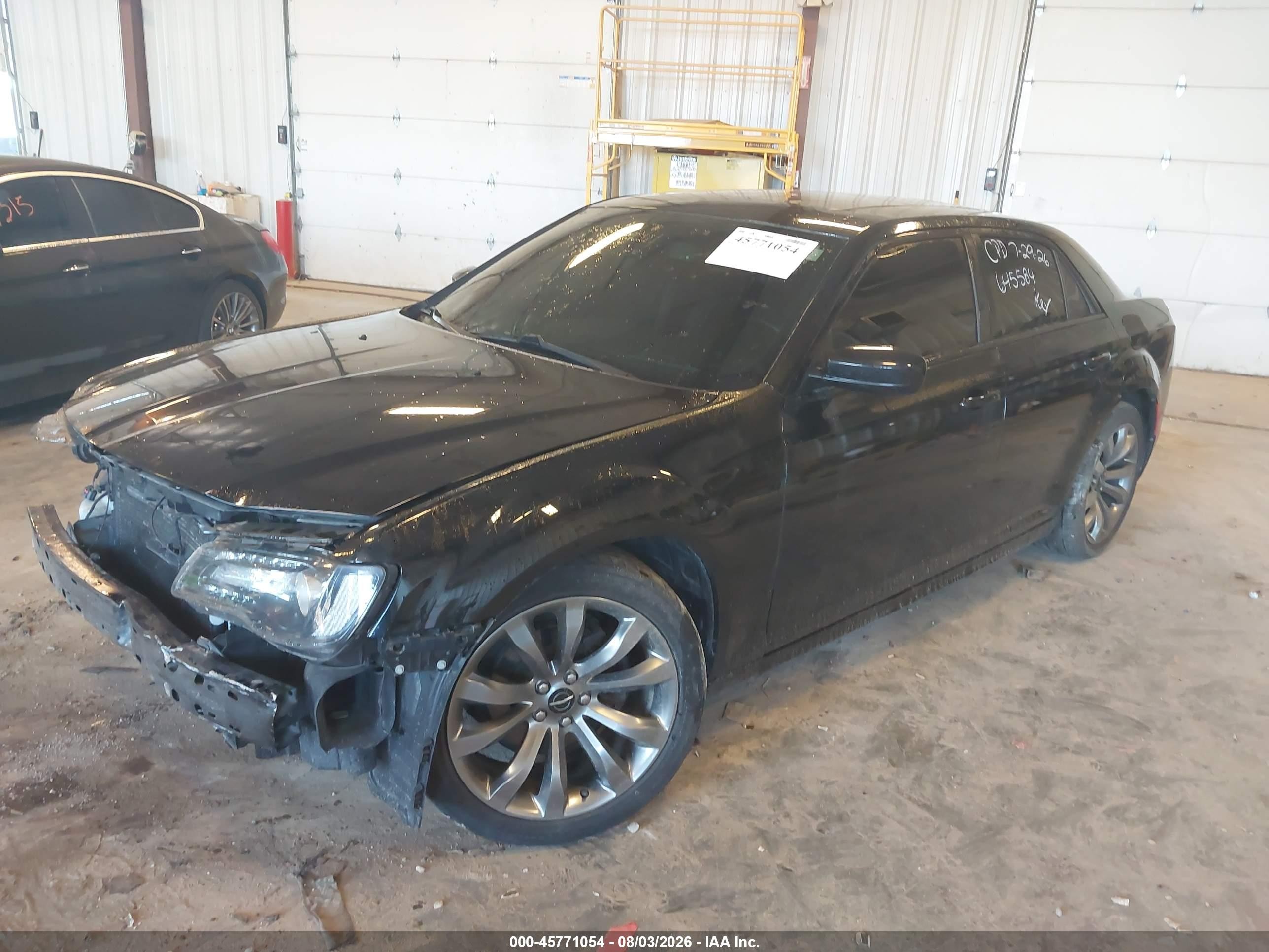 2017 Chrysler 300 S Black vin: 2C3CCABG9HH645584