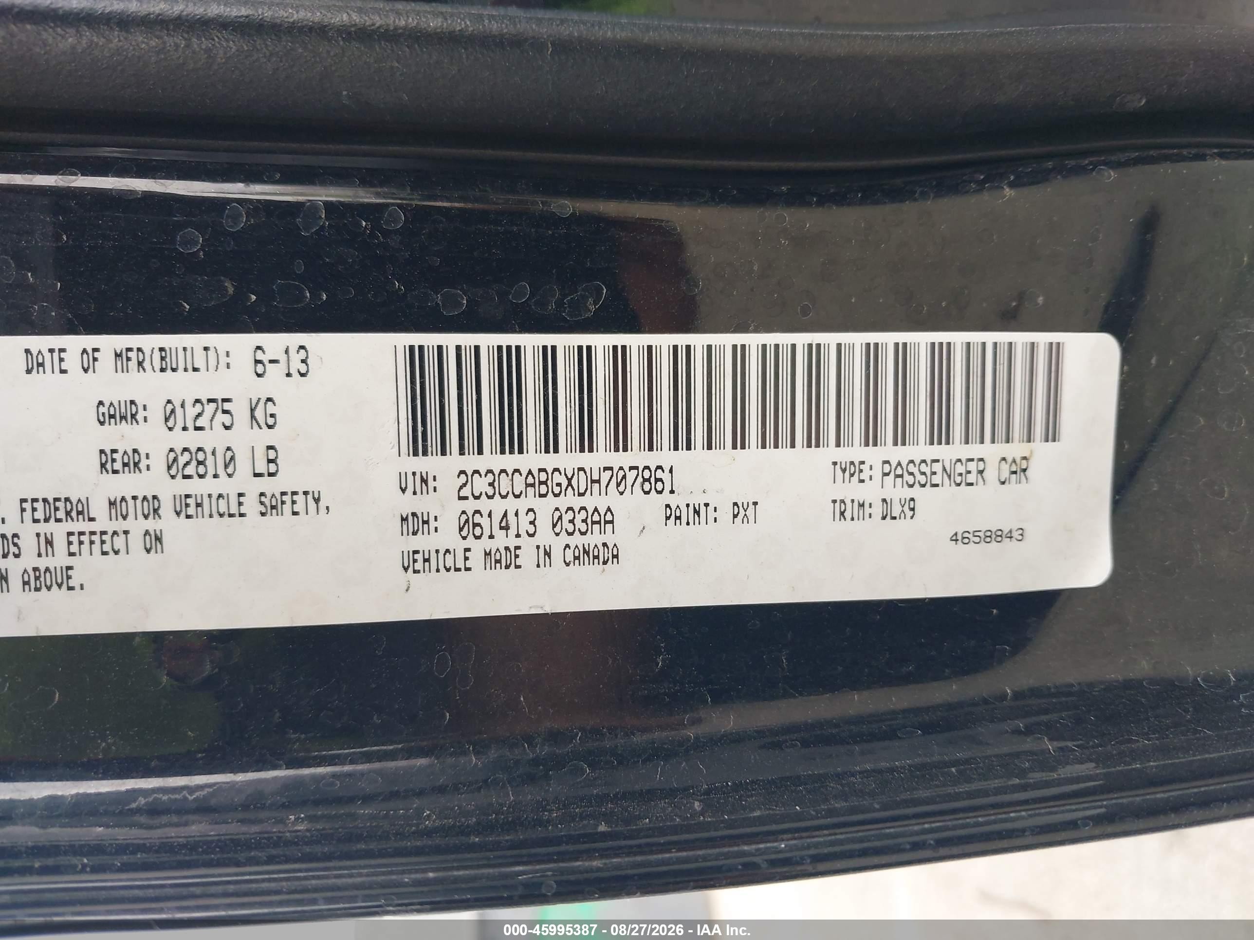 2013 Chrysler 300 300s Black vin: 2C3CCABGXDH707861