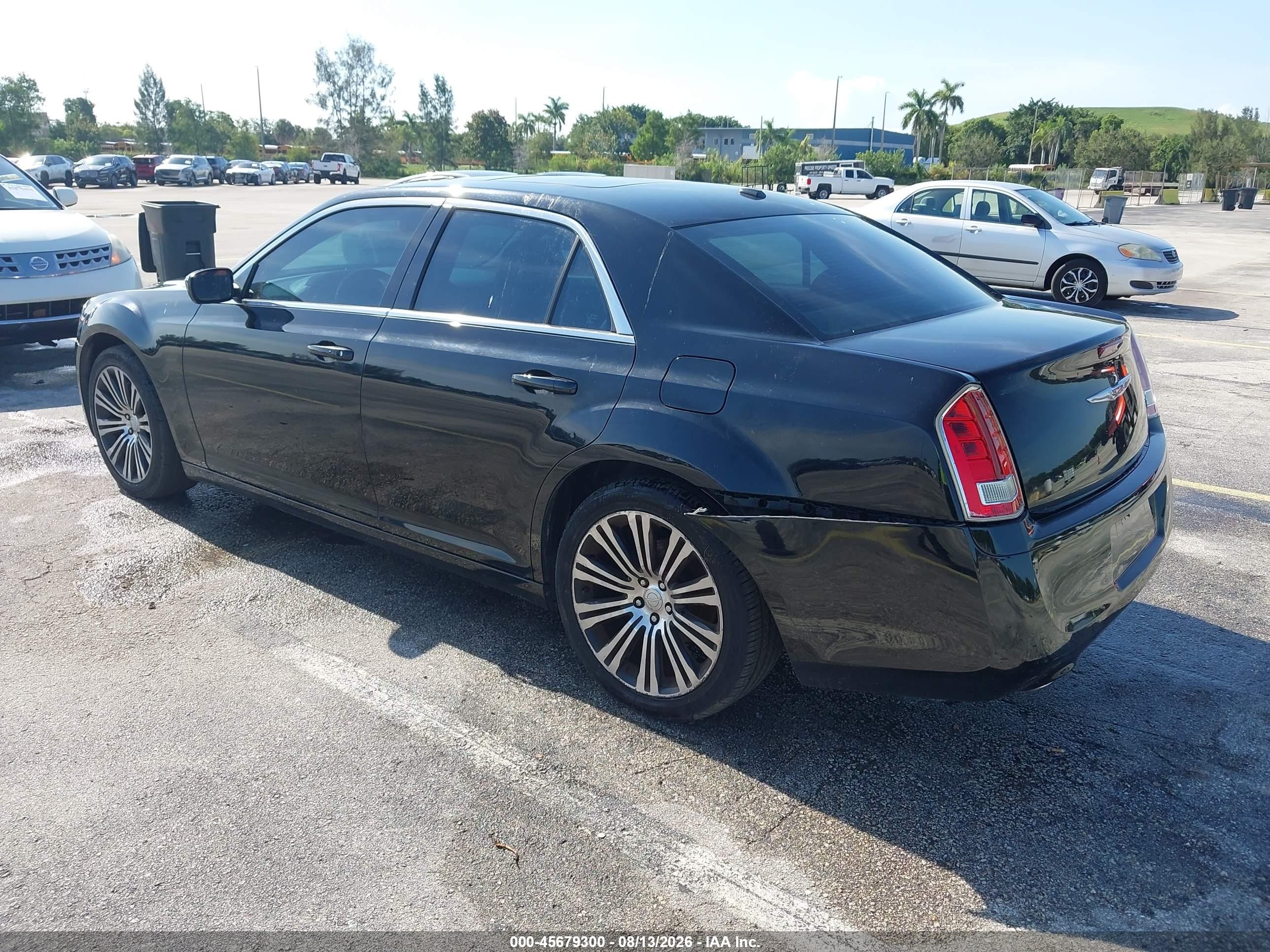 2013 Chrysler 300 300s Black vin: 2C3CCABGXDH707987
