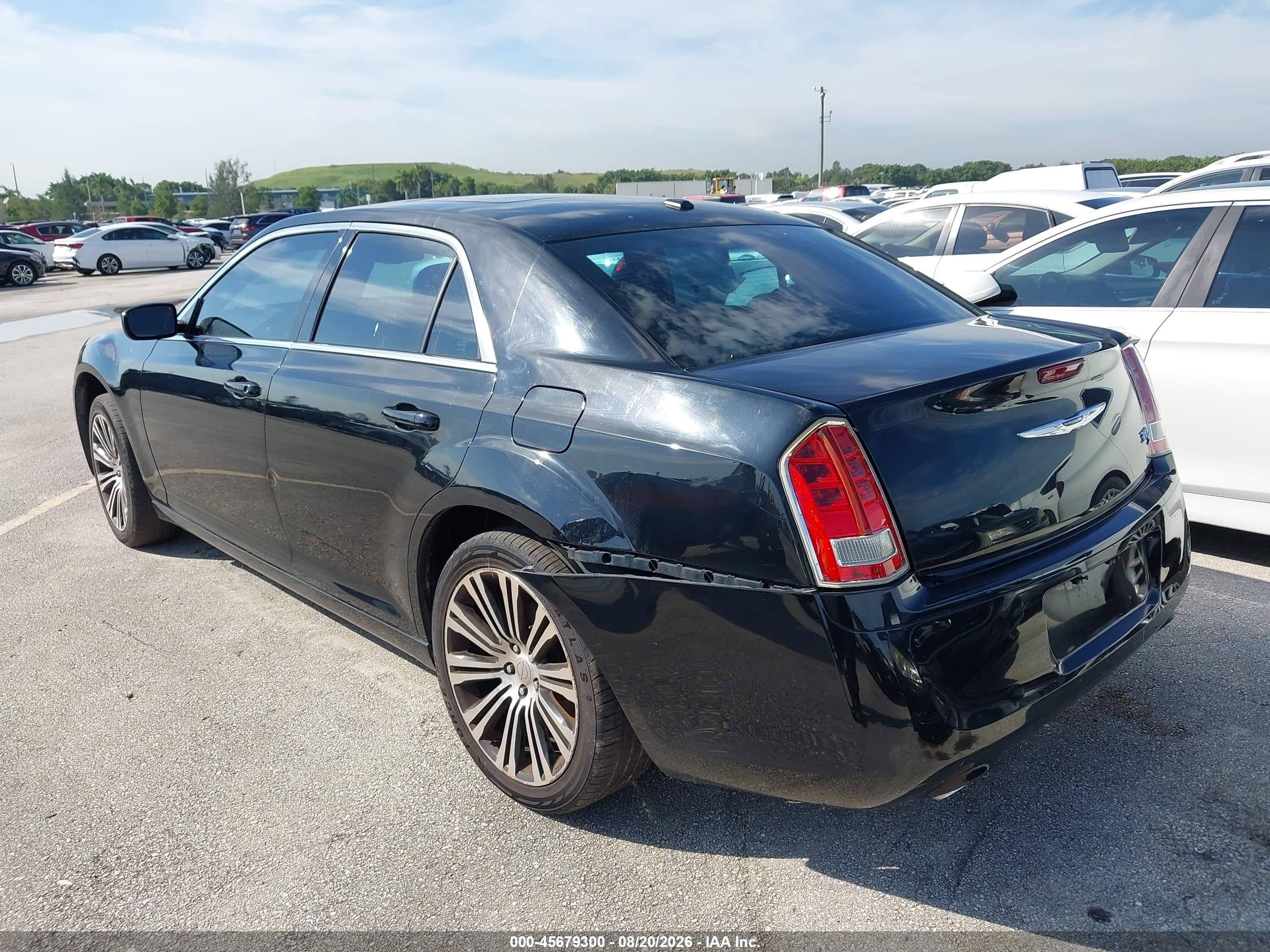 2013 Chrysler 300 300s Black vin: 2C3CCABGXDH707987