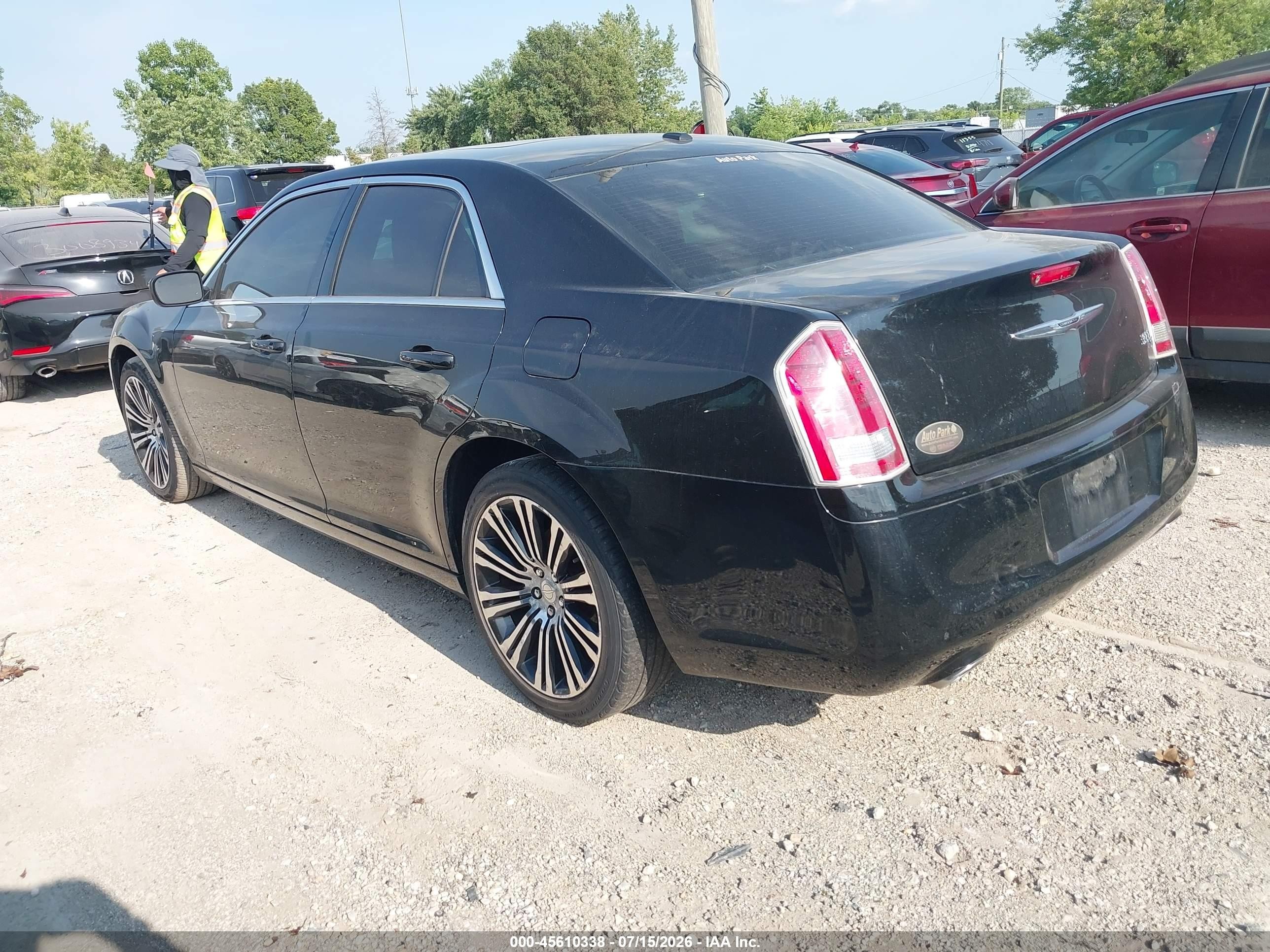 2013 Chrysler 300 S Black vin: 2C3CCABT0DH709518
