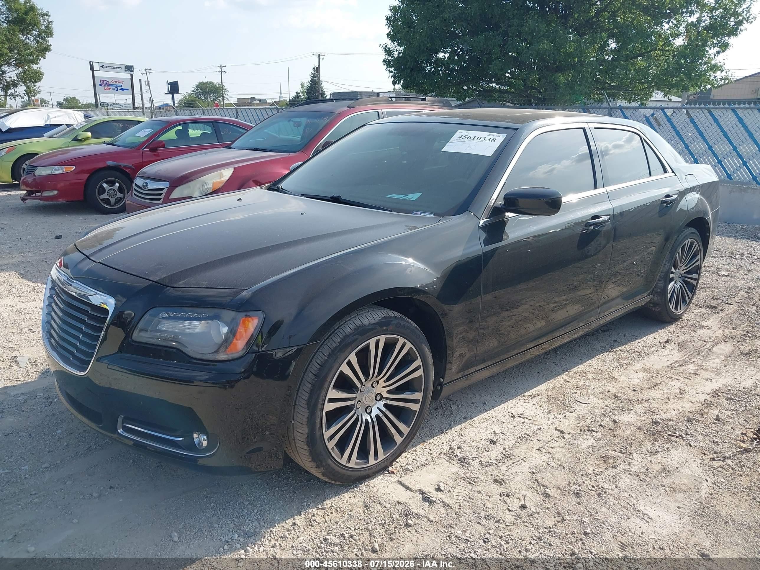 2013 Chrysler 300 S Black vin: 2C3CCABT0DH709518