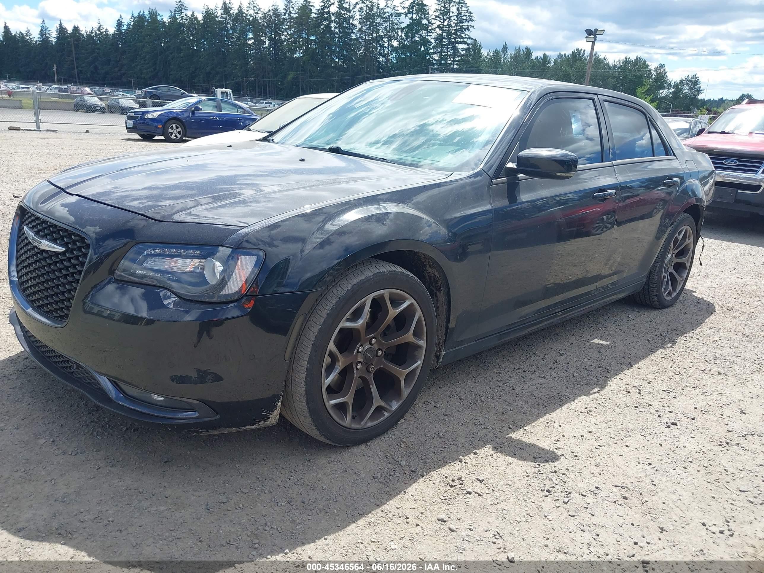 2015 Chrysler 300 300s Black vin: 2C3CCABT1FH739453
