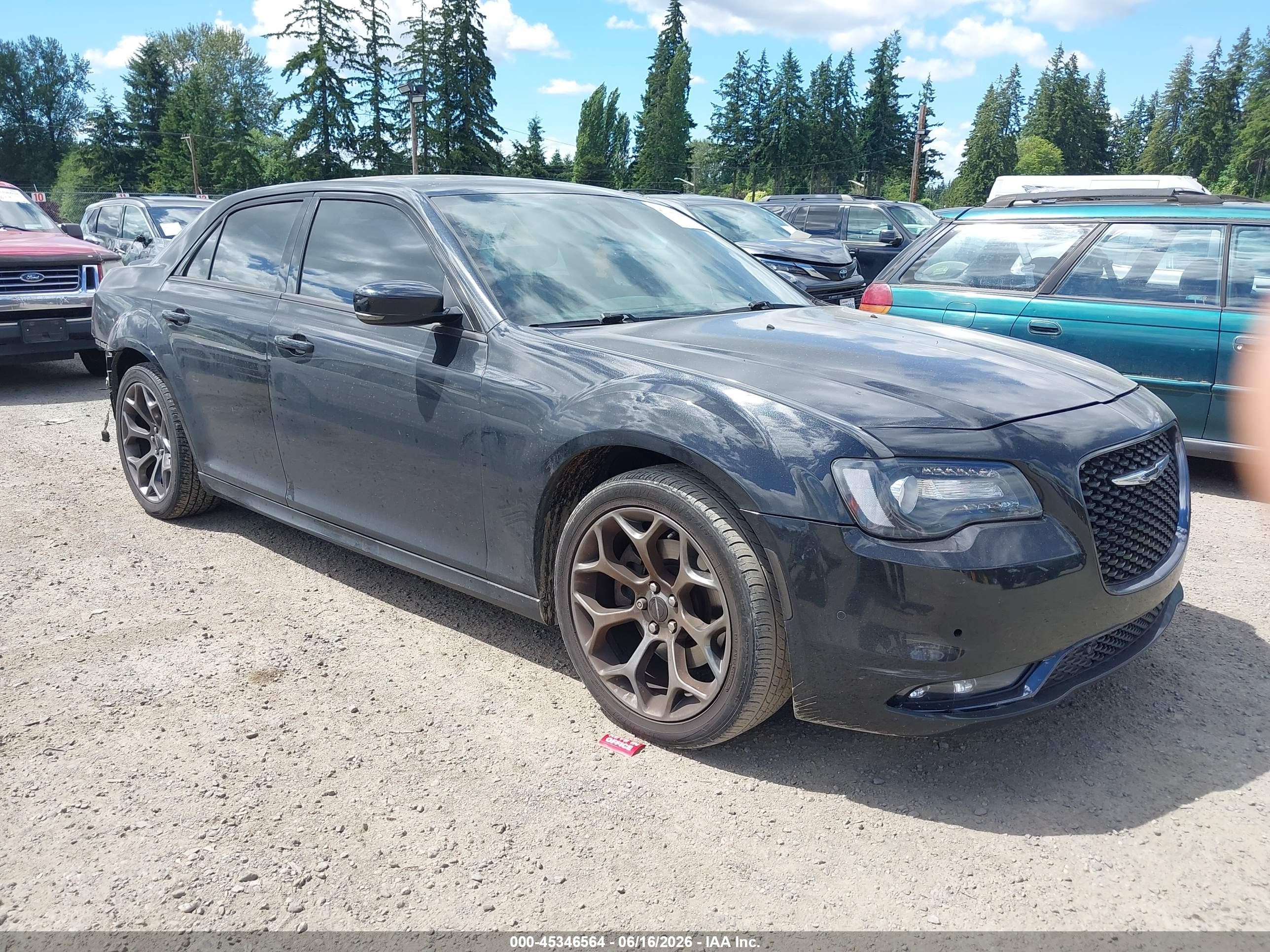 2015 Chrysler 300 300s Black vin: 2C3CCABT1FH739453