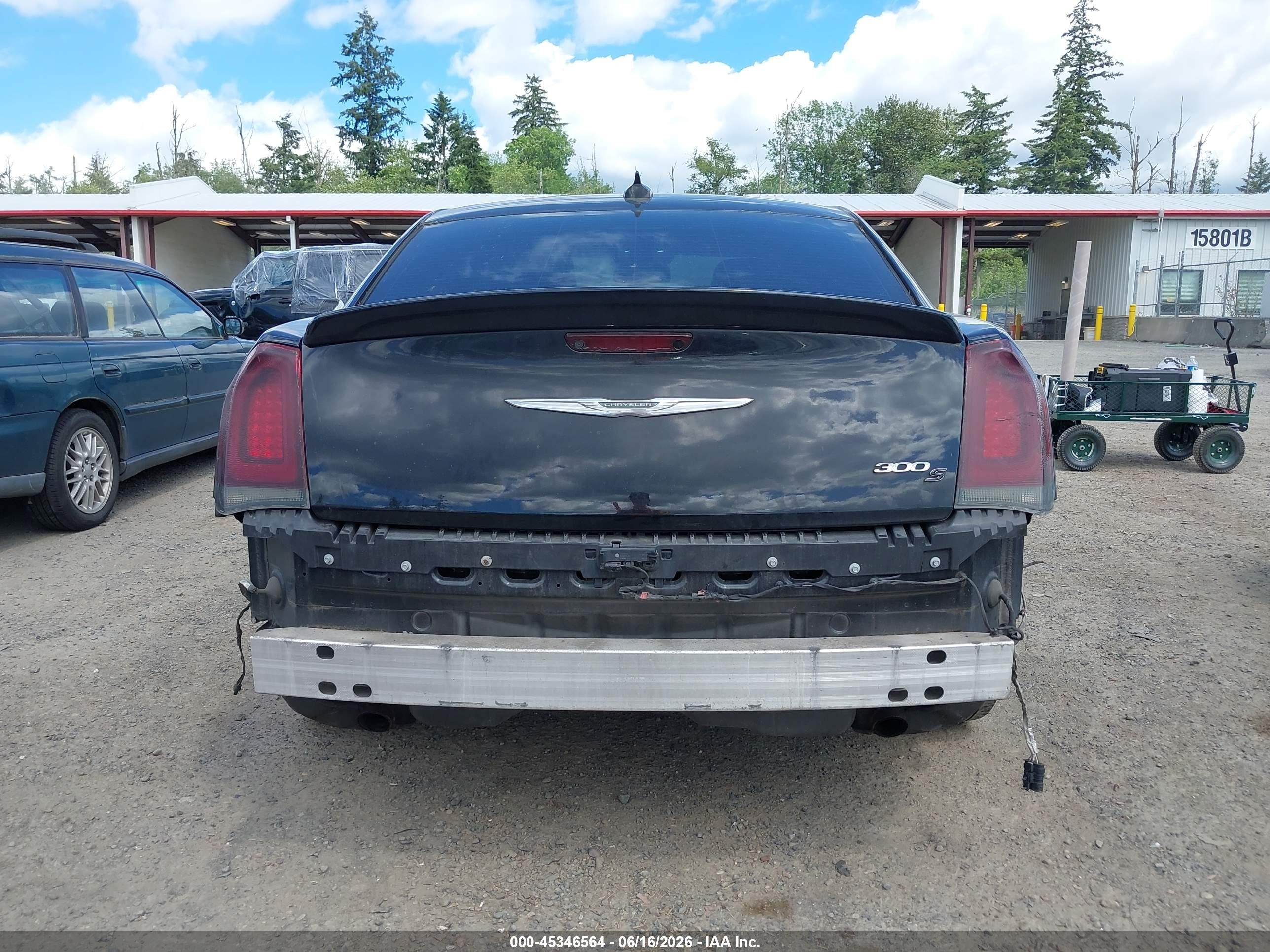 2015 Chrysler 300 300s Black vin: 2C3CCABT1FH739453