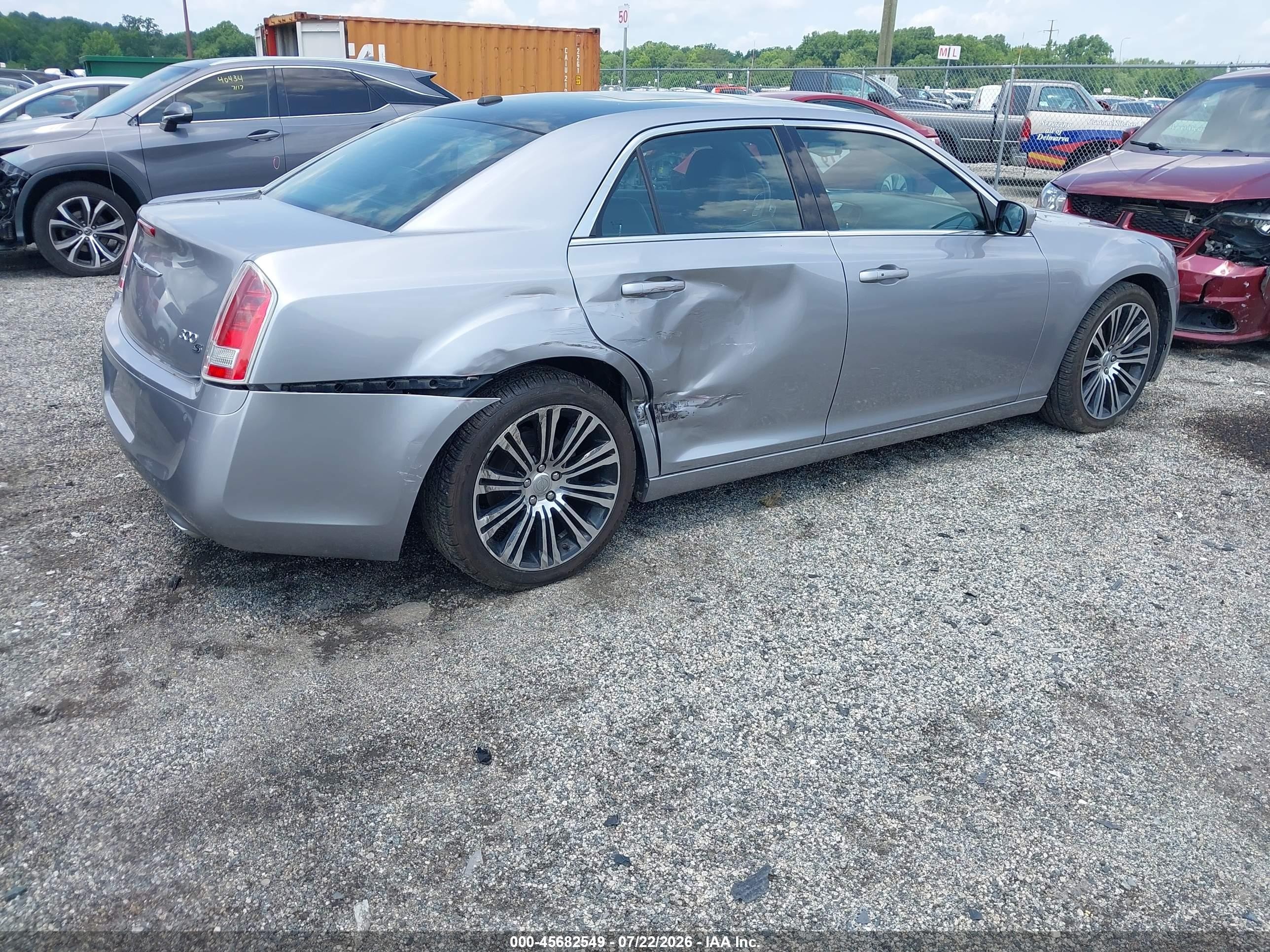 2013 Chrysler 300 300s Silver vin: 2C3CCABT7DH585246