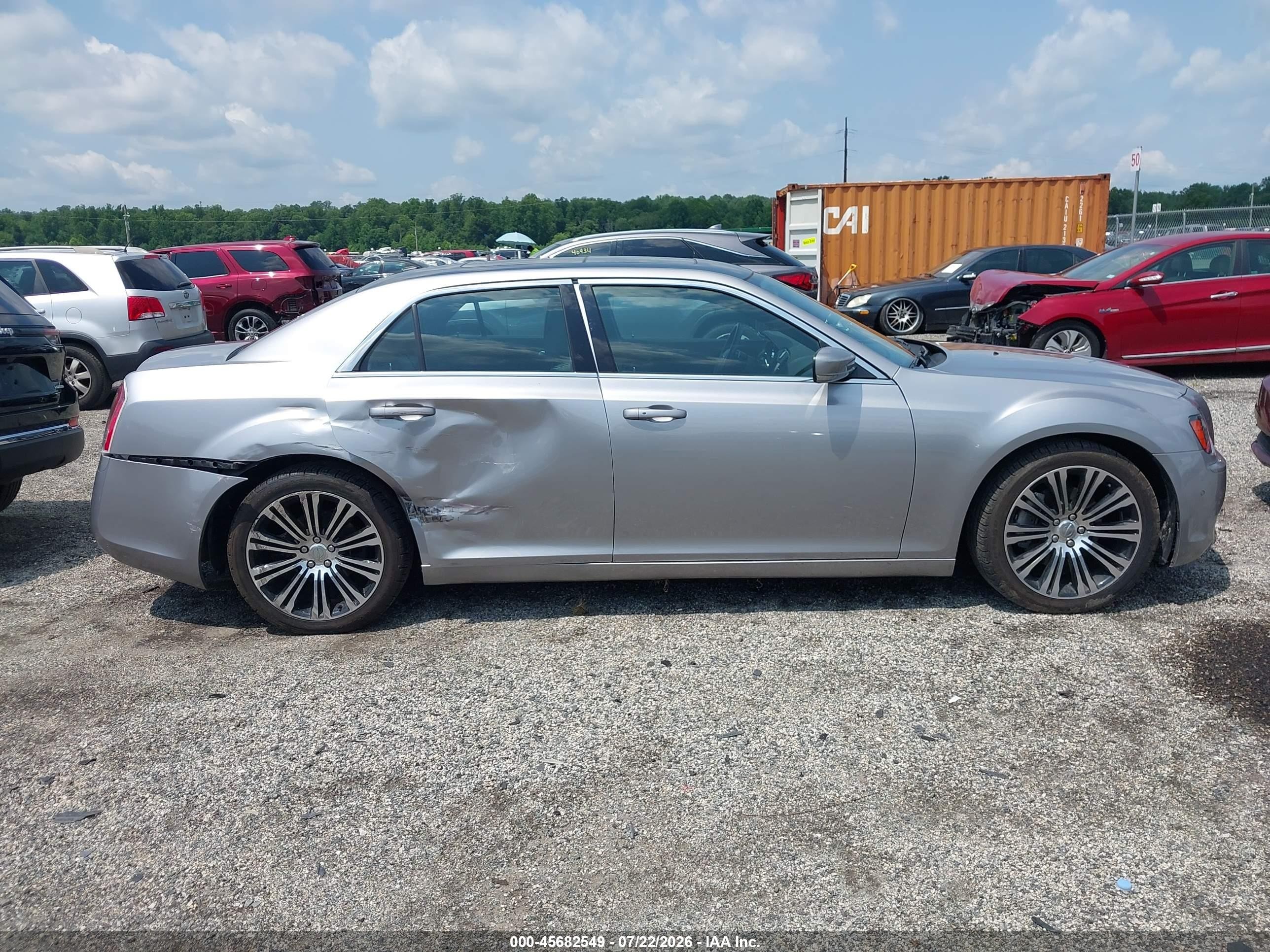 2013 Chrysler 300 300s Silver vin: 2C3CCABT7DH585246