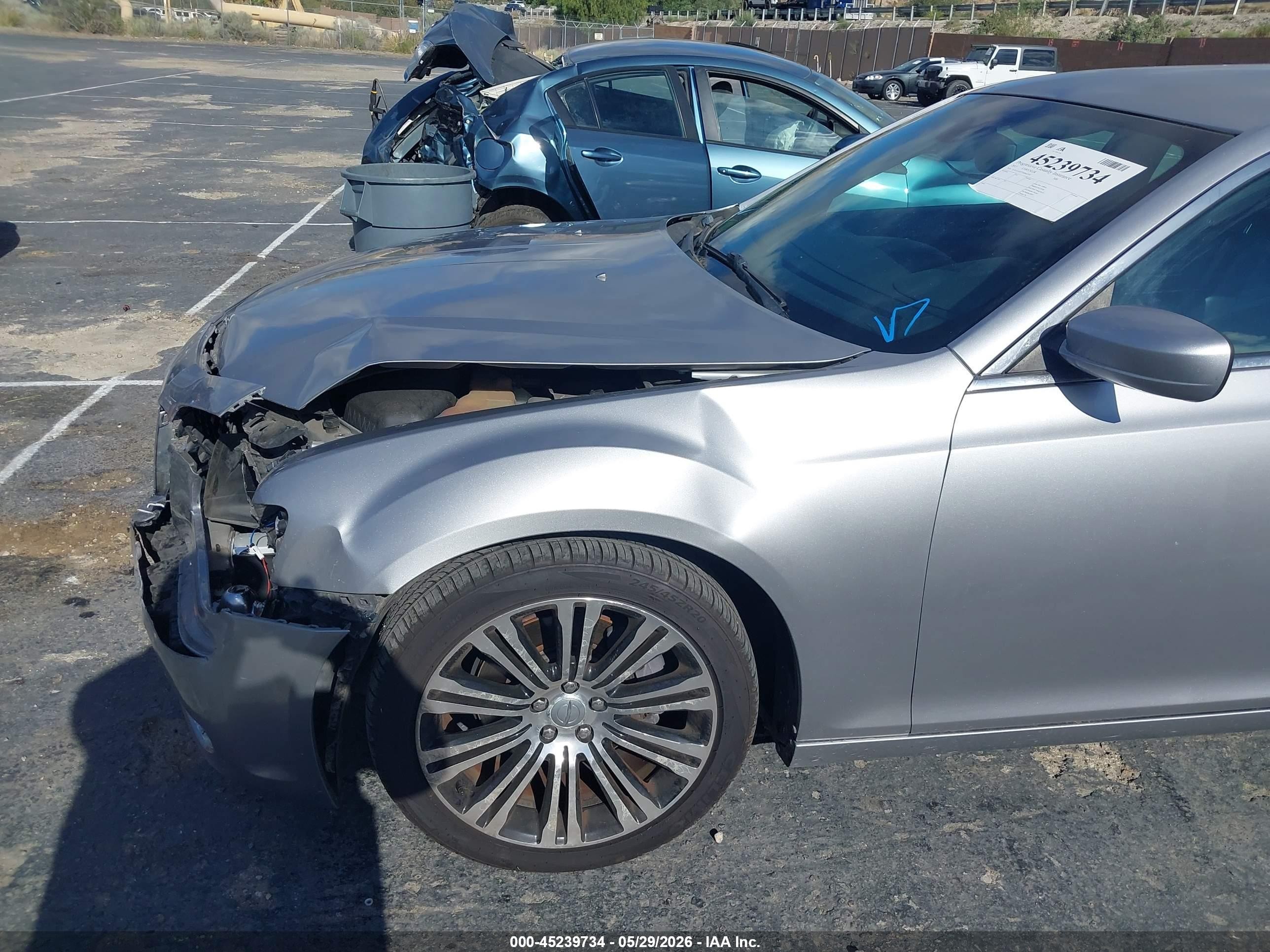 2013 Chrysler 300 300s Gray vin: 2C3CCABT7DH662195