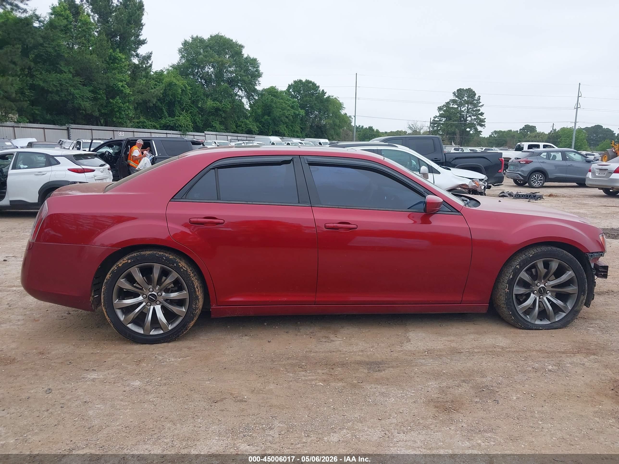 2014 Chrysler 300 300s Бордовый vin: 2C3CCABT7EH250778