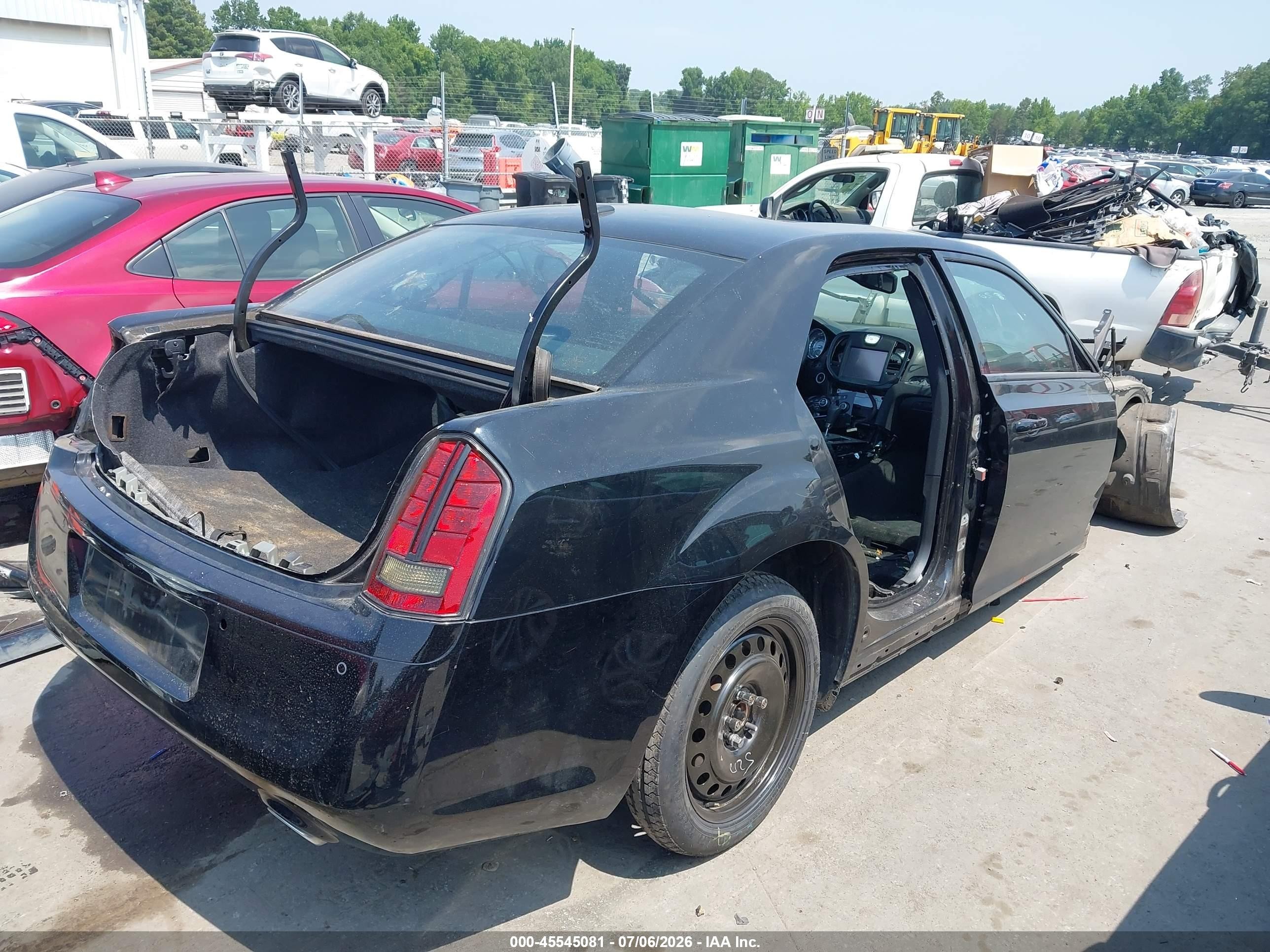 2014 Chrysler 300   Black vin: 2C3CCABT8EH303830