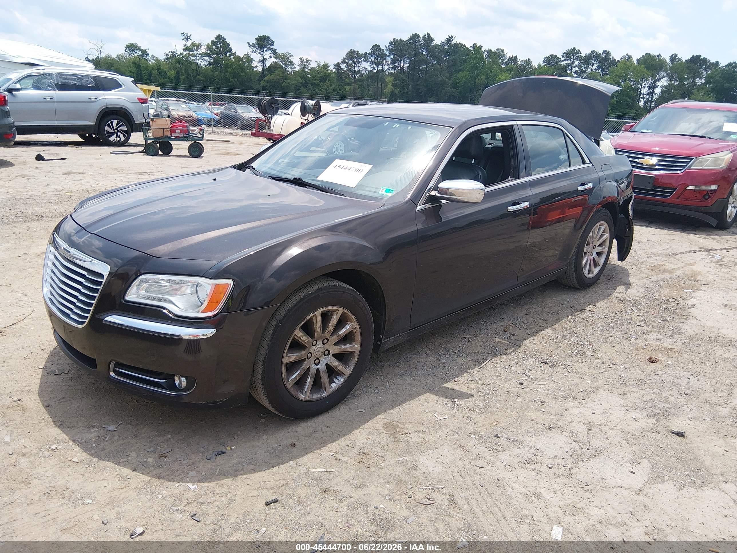 2012 Chrysler 300 Limited Black vin: 2C3CCACG0CH250894